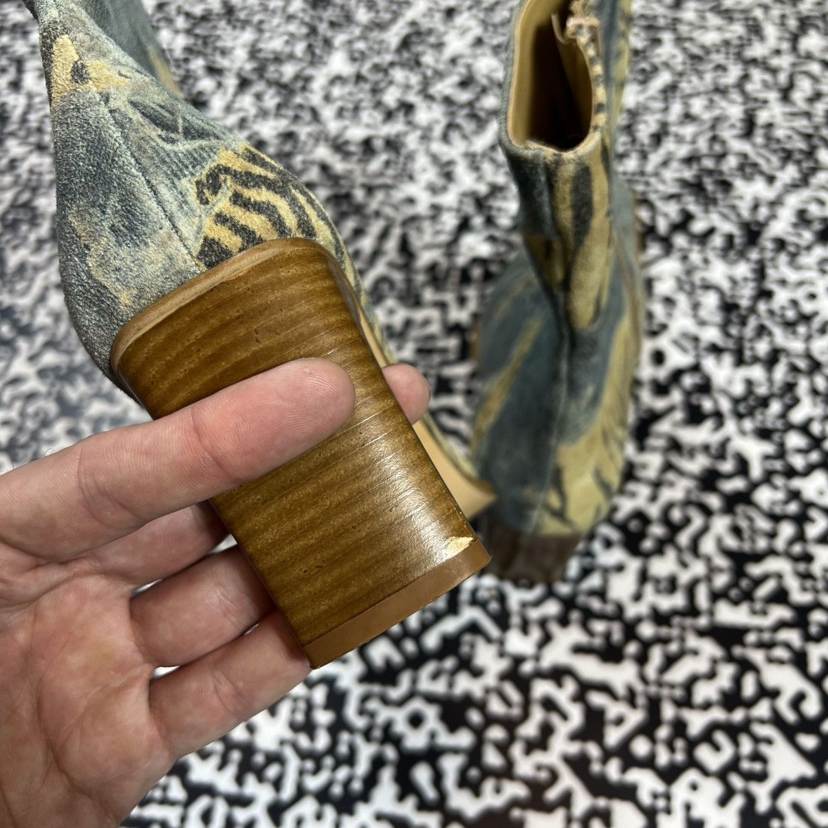 Japanese Brand Vintage Y2K Japanese Retro Cavalli Zebra Style Boots Size US 11 / IT 41 - 14 Thumbnail