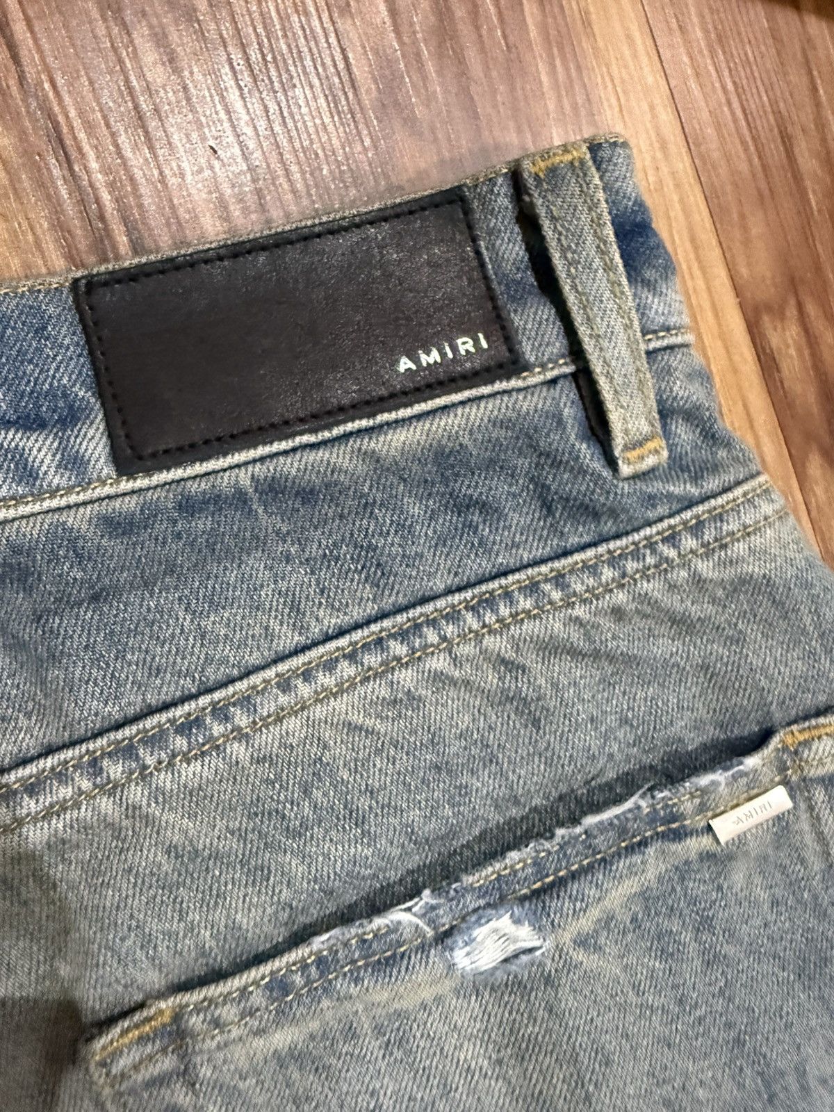 Amiri Sample AMIRI Carpenter Repaired Baggy Jeans Adjustable Cuffs Size US 32 / EU 48 - 10 Thumbnail