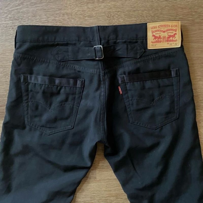 Comme des Garcons × Junya Watanabe × Levi's Junya Watanabe Comme Des Garcons x Levi's Black Pants Size US 32 / EU 48 - 9 Thumbnail
