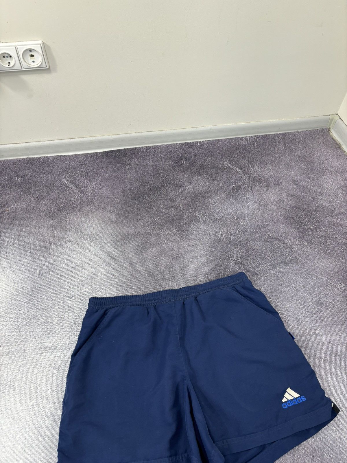 Adidas Vintage 90s Adidas Retro Hype Navy Blue Shorts Size US 36 / EU 52 - 3 Thumbnail