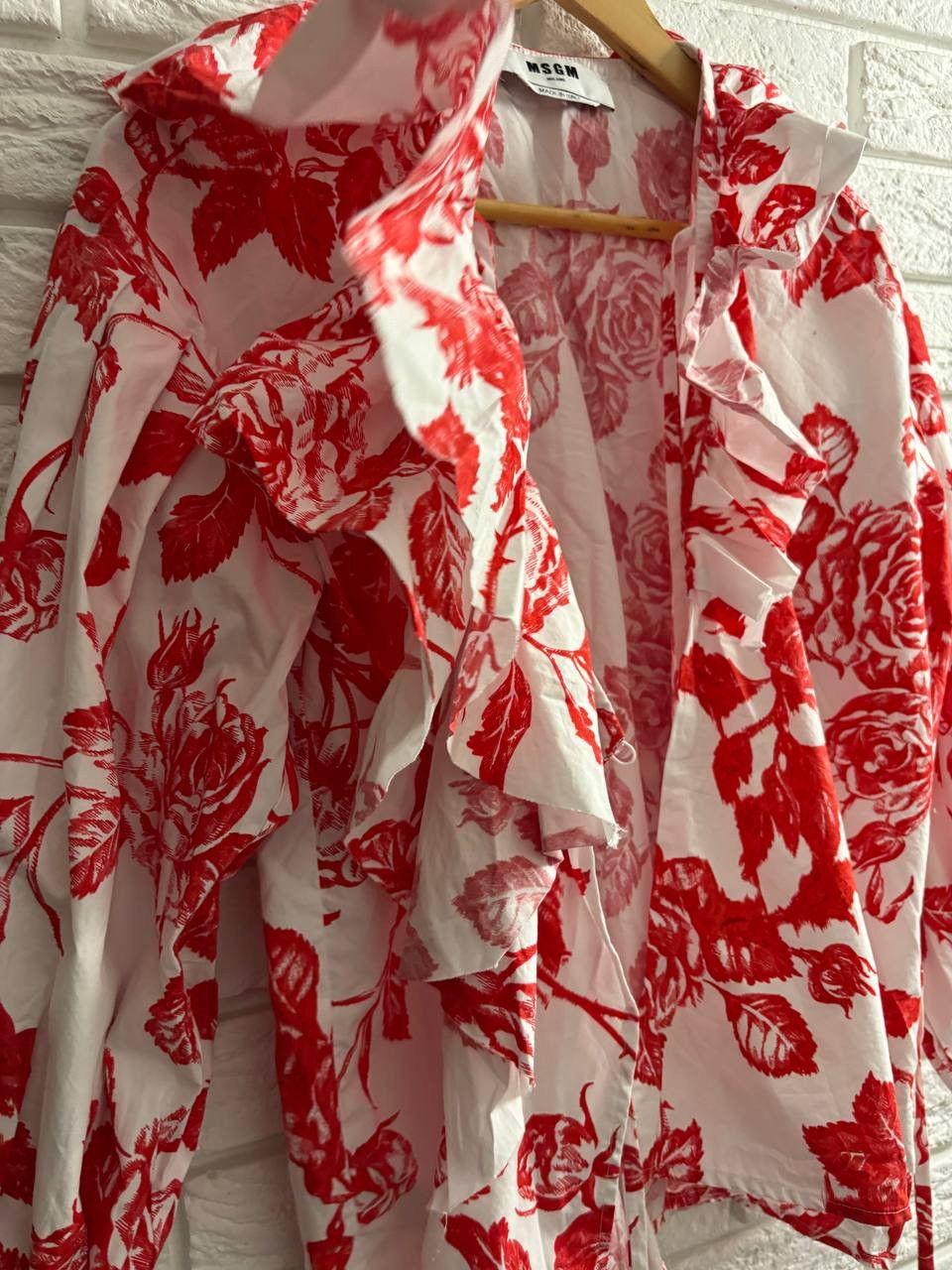 MSGM MSGM women floral printed blouse Milano EST 2009 Size XS / US 0-2 / IT 36-38 - 6 Thumbnail