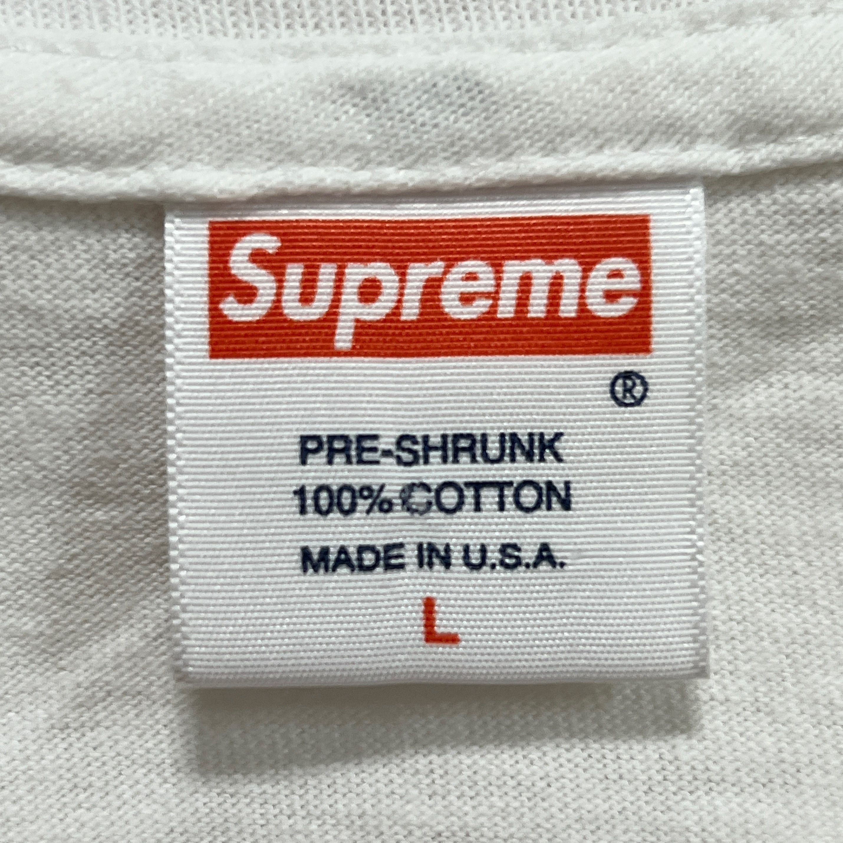Supreme Supreme SS07 NEW WORLD ORDER Tee White Size US L / EU 52-54 / 3 - 6 Thumbnail