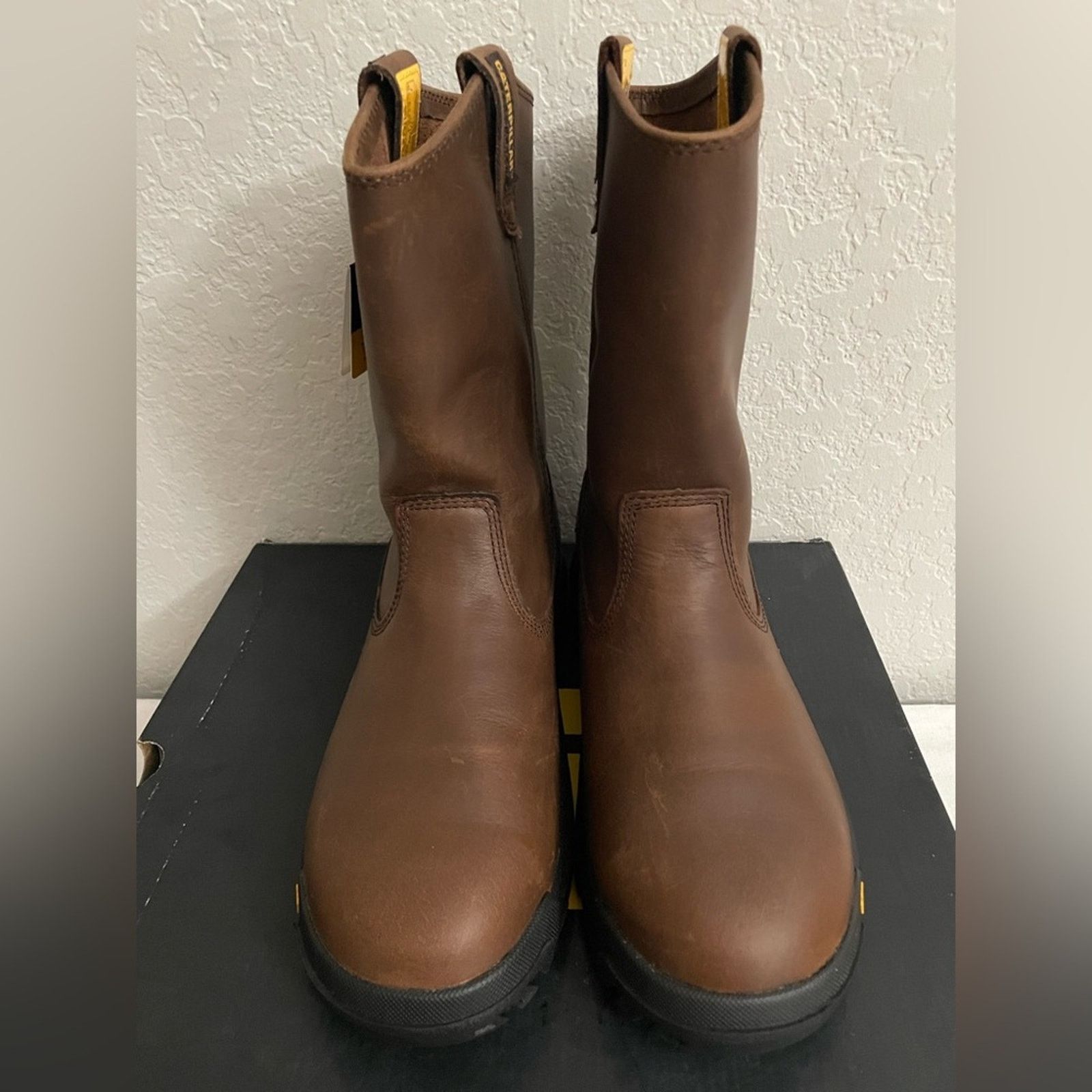Caterpillar CAT Drawbar Steel Toe Caterpillar Boots Brown Men 7.5 Size US 7.5 / EU 40-41 - 2 Thumbnail