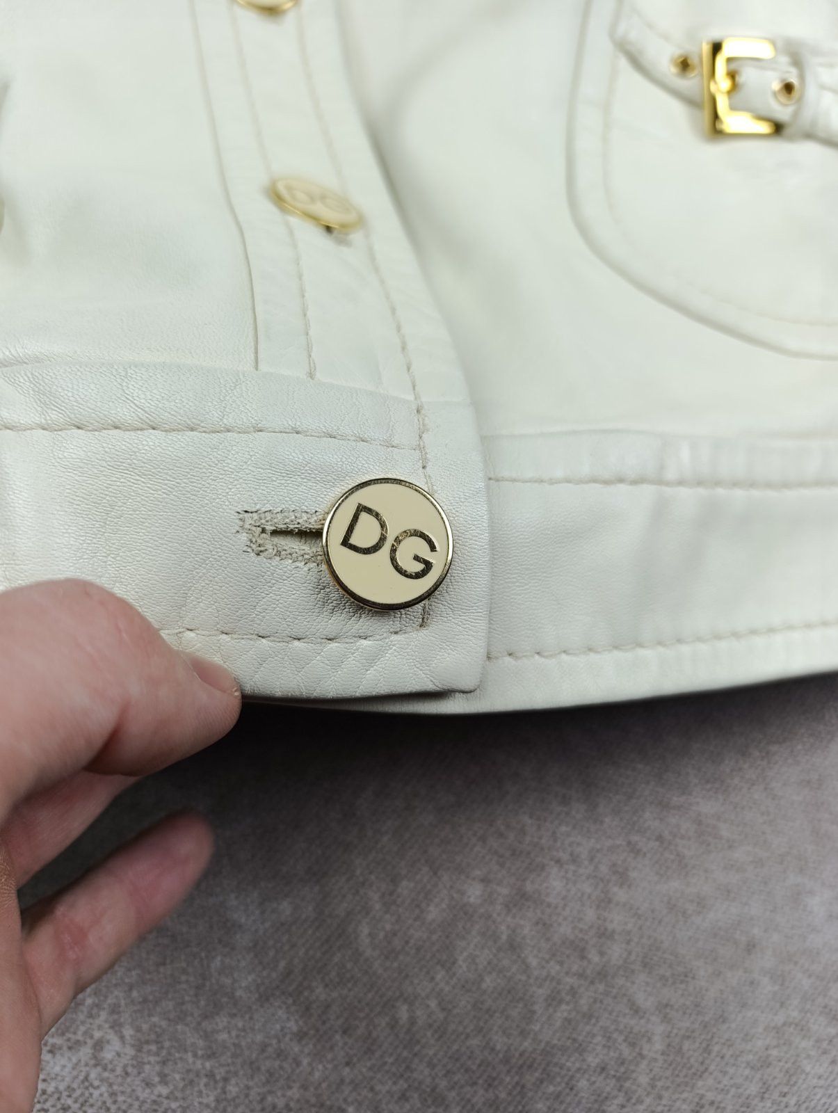Dolce & Gabbana Dolce & Gabbana Cropped Sheepskin Leather Jacket Size M / US 6-8 / IT 42-44 - 4 Thumbnail