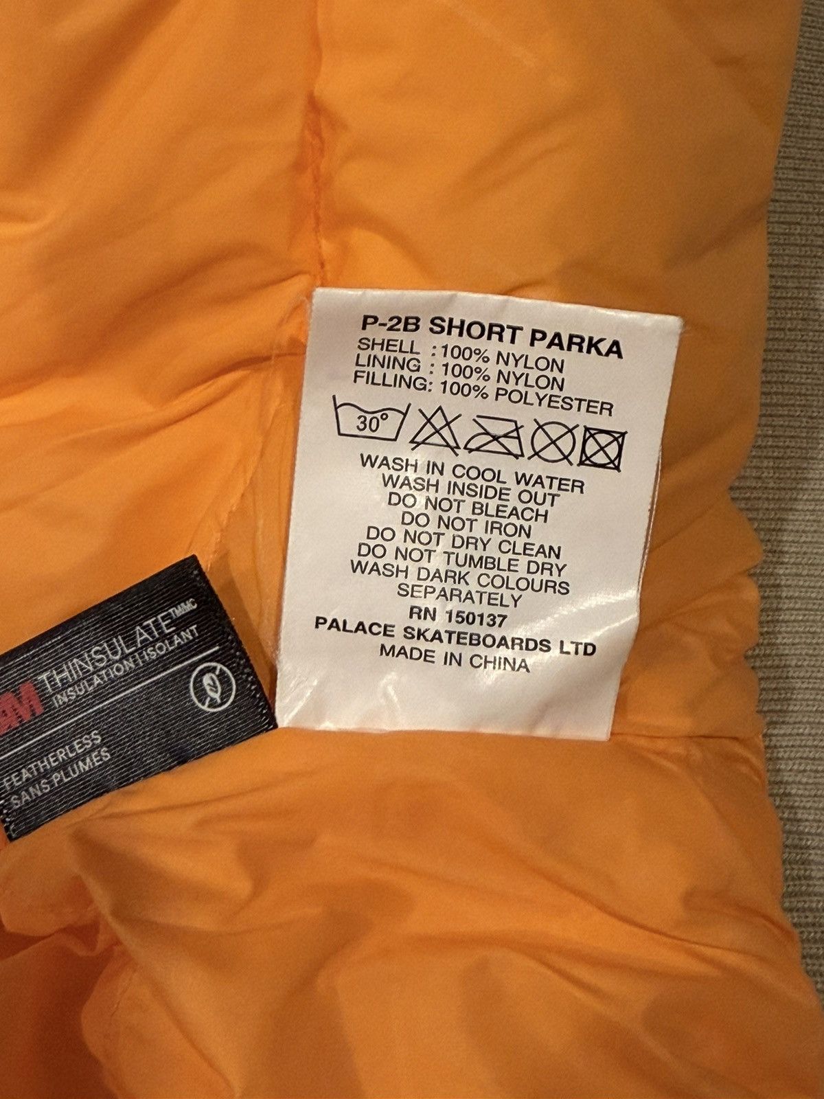 Palace Palace P-2B Short Parka (FW20) Size US M / EU 48-50 / 2 - 6 Thumbnail