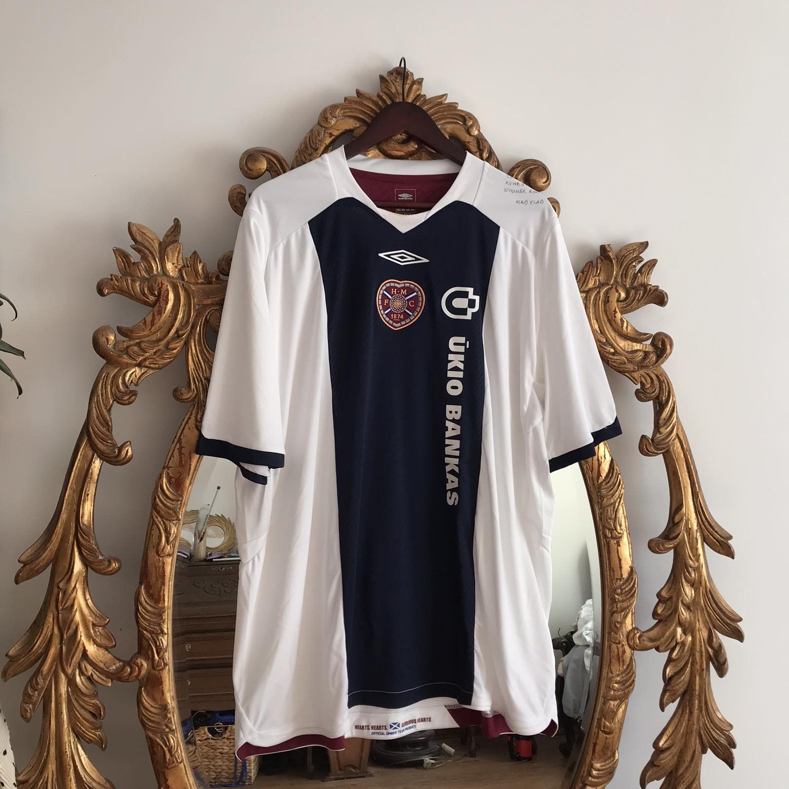 Umbro Umbro Hearts of Midlothian 2008/09 away soccer jersey Sz xxl Size US XXL / EU 58 / 5 - 1 Thumbnail