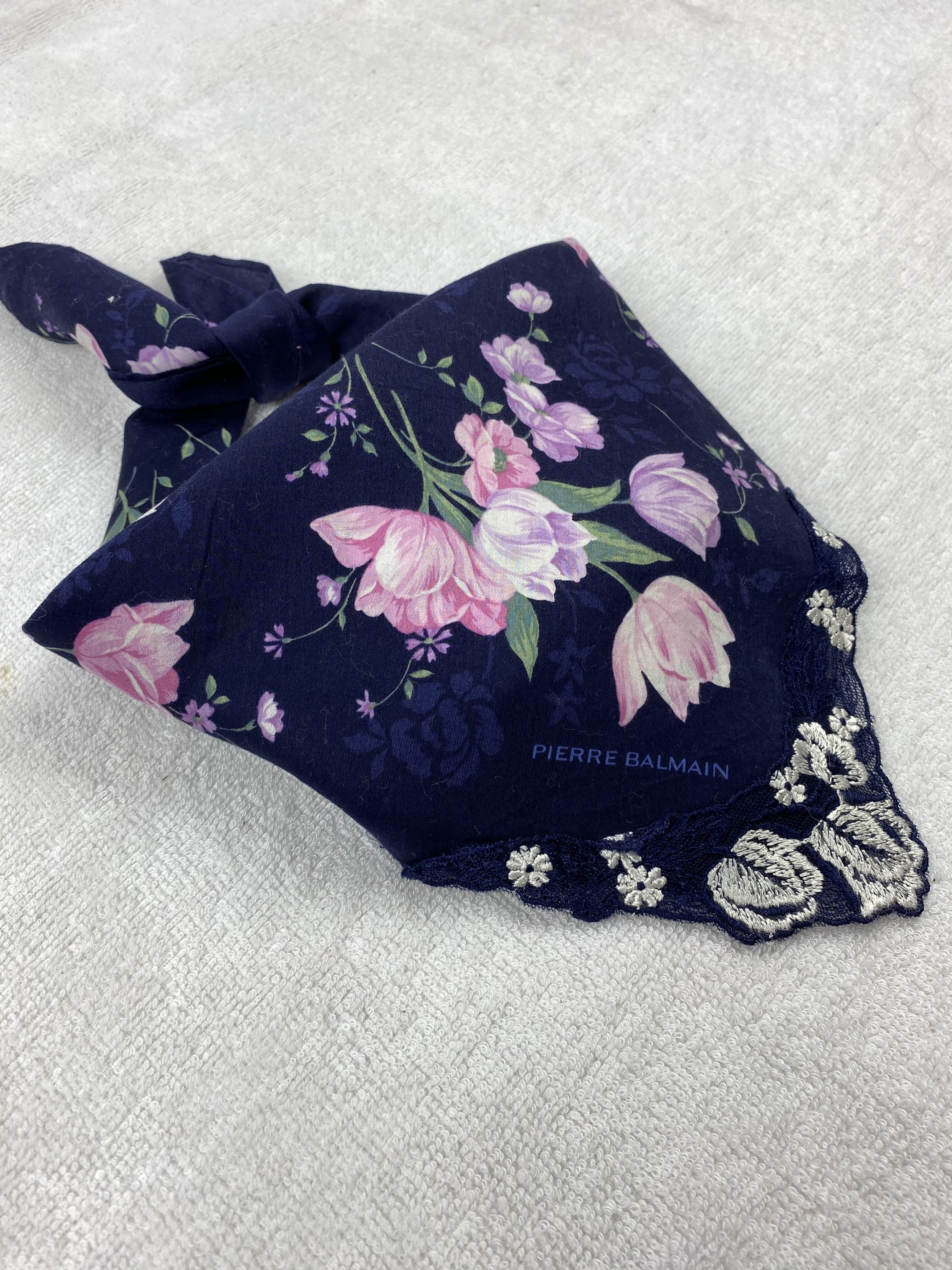 Pierre Balmain × Vintage Pierre Balmain Handkerchief / Bandana / Neckerchief Size ONE SIZE - 1 Thumbnail