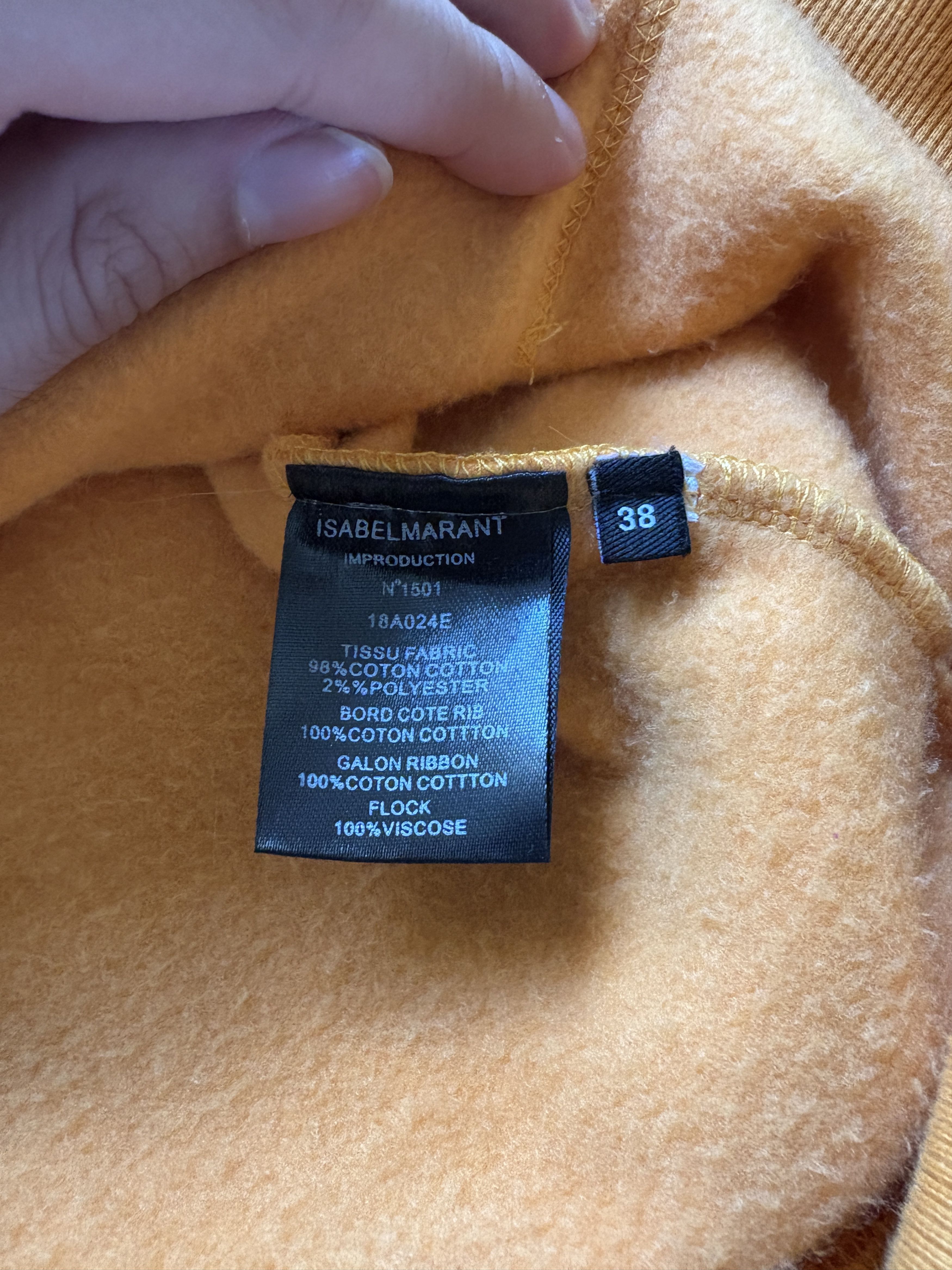 Isabel Marant Isabel Marant Felt Logo Hoodie Size US XL / EU 56 / 4 - 3 Thumbnail