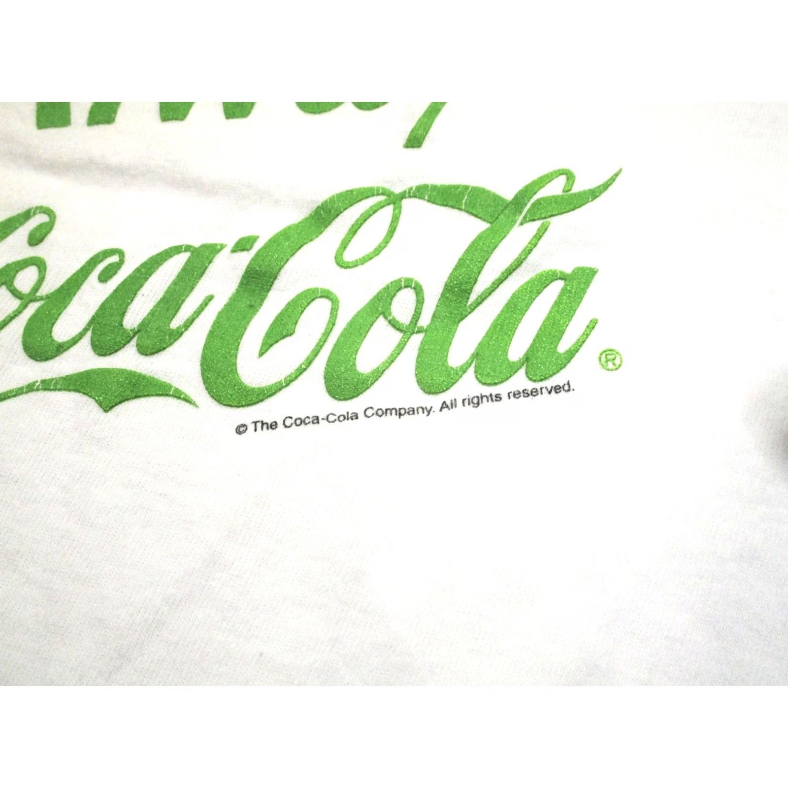 Vintage VINTAGE Coca-Cola Shirt Men Medium White Polar Bear Christmas 90s Logo Graphic Print Cotton T-Shirt Mens Size US M / EU 48-50 / 2 - 2 Thumbnail