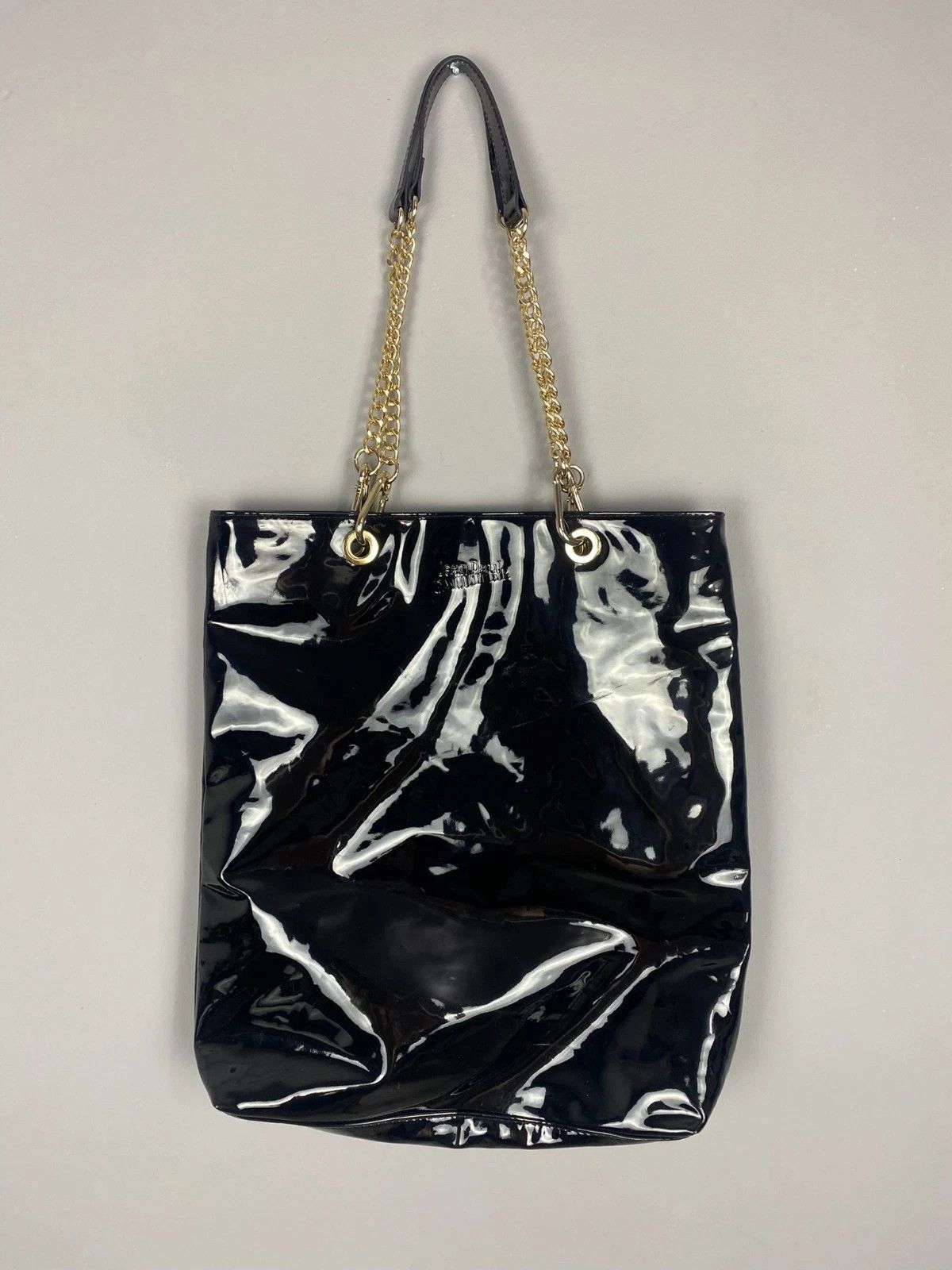 Jean Paul Gaultier Jean Paul Gaultier Parfum Lack Schwarz Shopper Tragetasche Size ONE SIZE - 1 Thumbnail