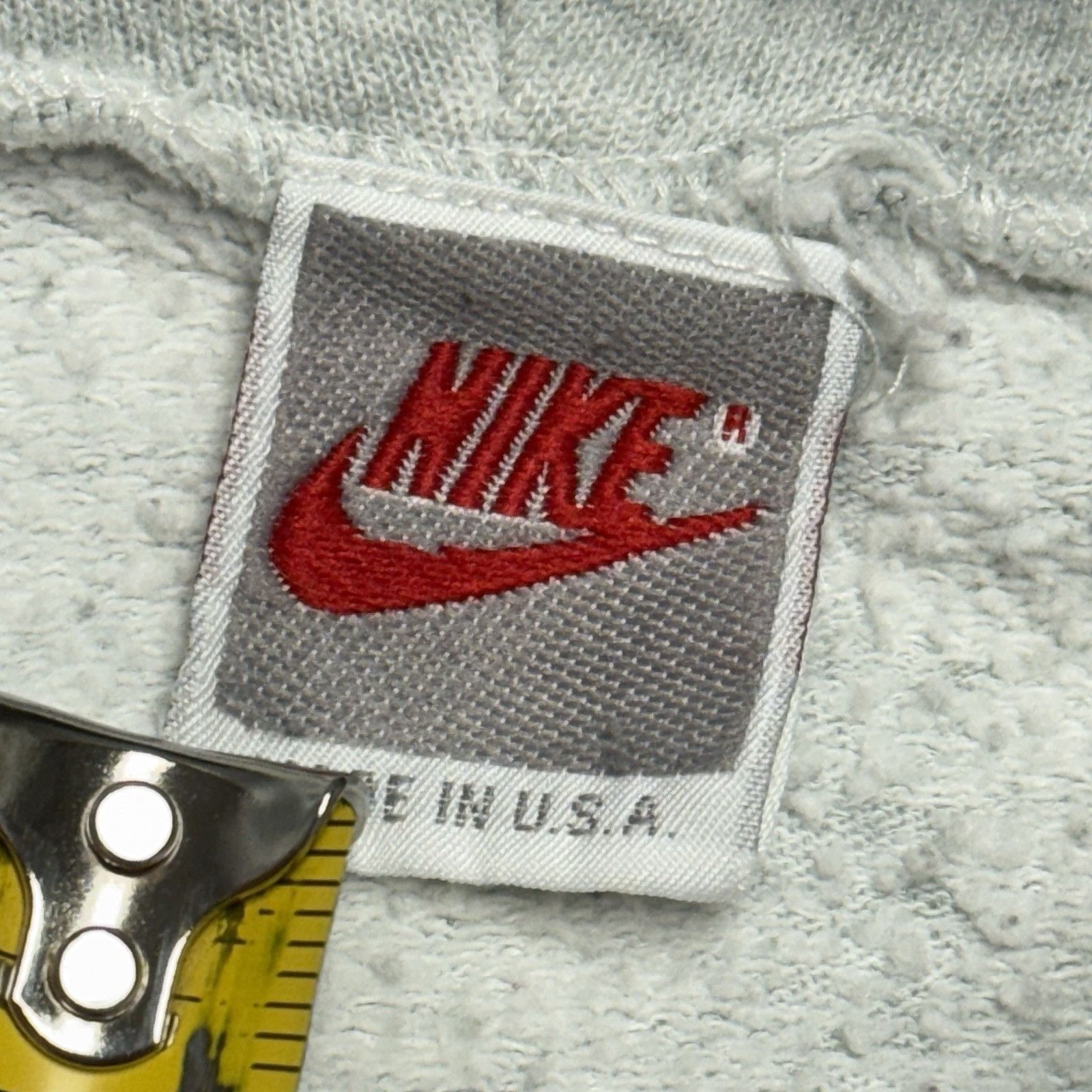 Nike Vintage 80s Nike Hoodie Sweatshirt Mens Large Gray Embroider Size US L / EU 52-54 / 3 - 11 Thumbnail