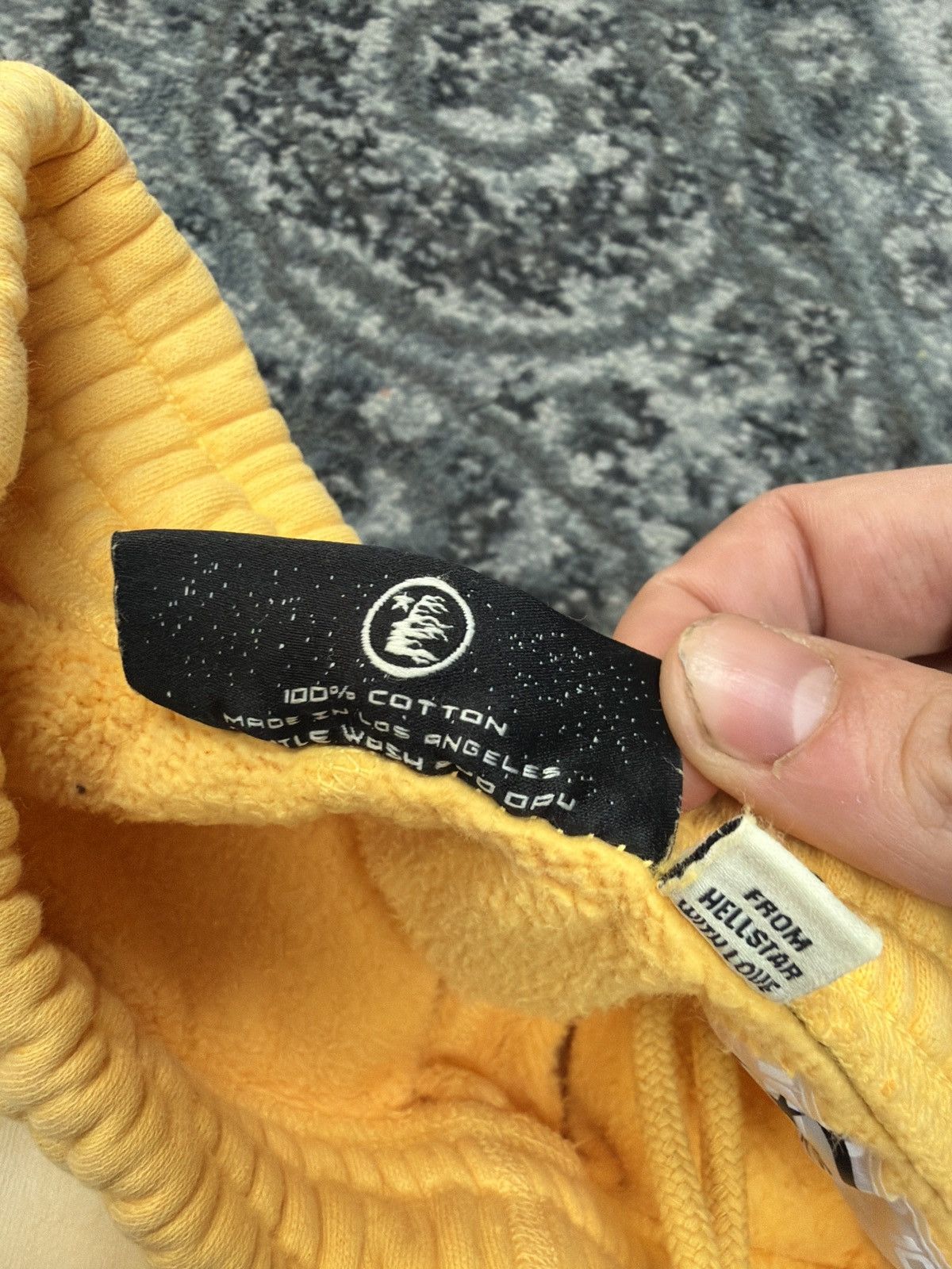 HELLSTAR Hellstar logo sweatpant yellow Size US 28 / EU 44 - 3 Thumbnail
