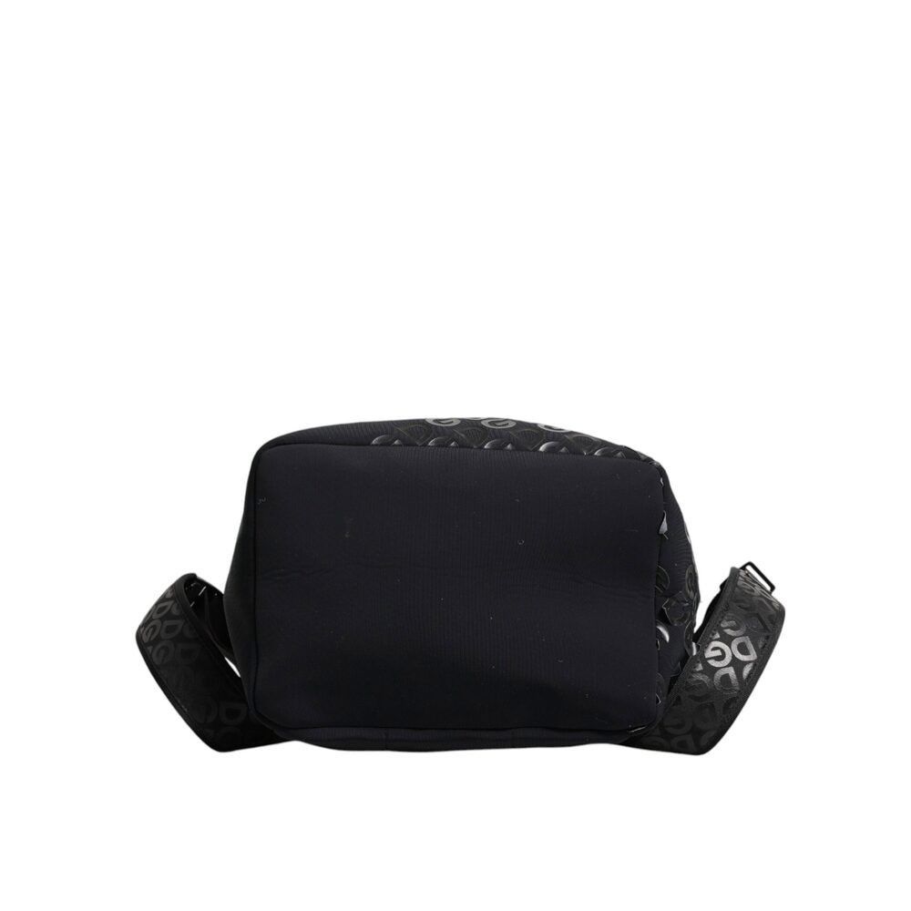 Dolce & Gabbana Dolce & Gabbana Black Neoprene Nylon DG Logo School Backpack Size ONE SIZE - 5 Thumbnail