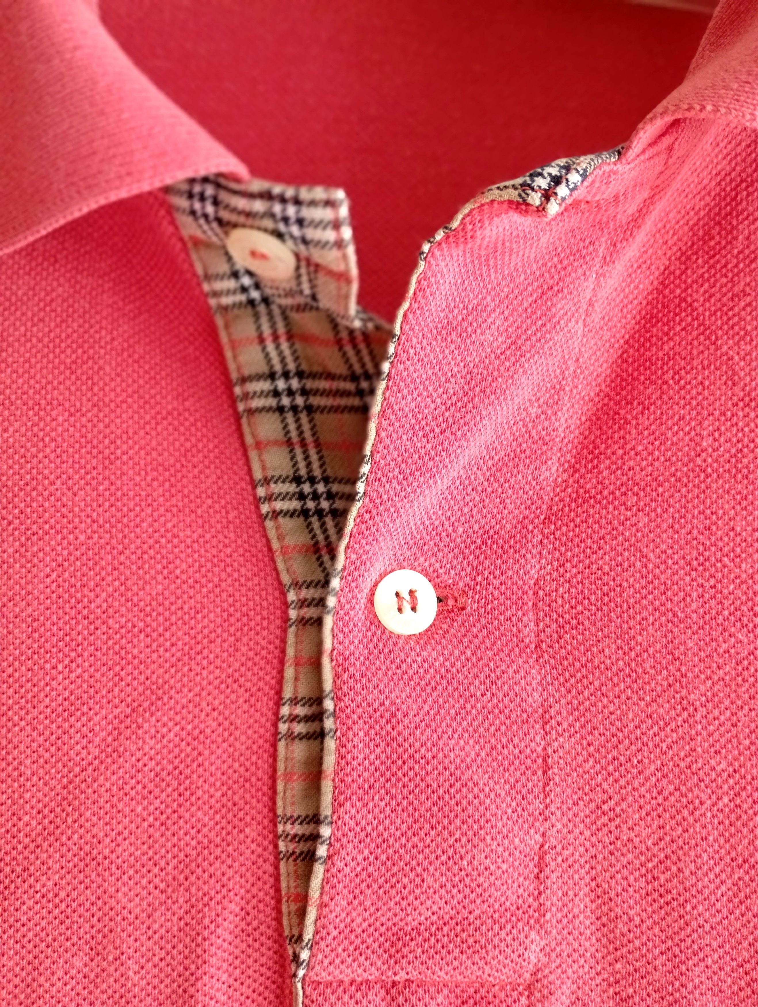 Burberry × Vintage Burberry vintage 90s checkered polo, small logo Size US M / EU 48-50 / 2 - 5 Thumbnail