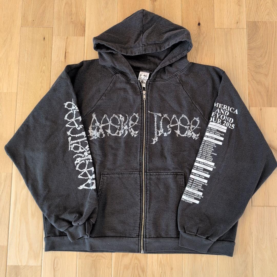 basketcase gallery Basketcase Gallery Massacre Zip Hoodie Gray XL