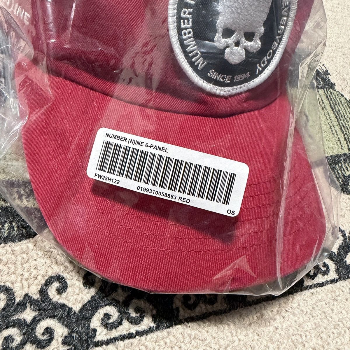 Number (N)ine × Supreme Supreme®/Number (N)ine® 6-Panel Size ONE SIZE - 3 Thumbnail