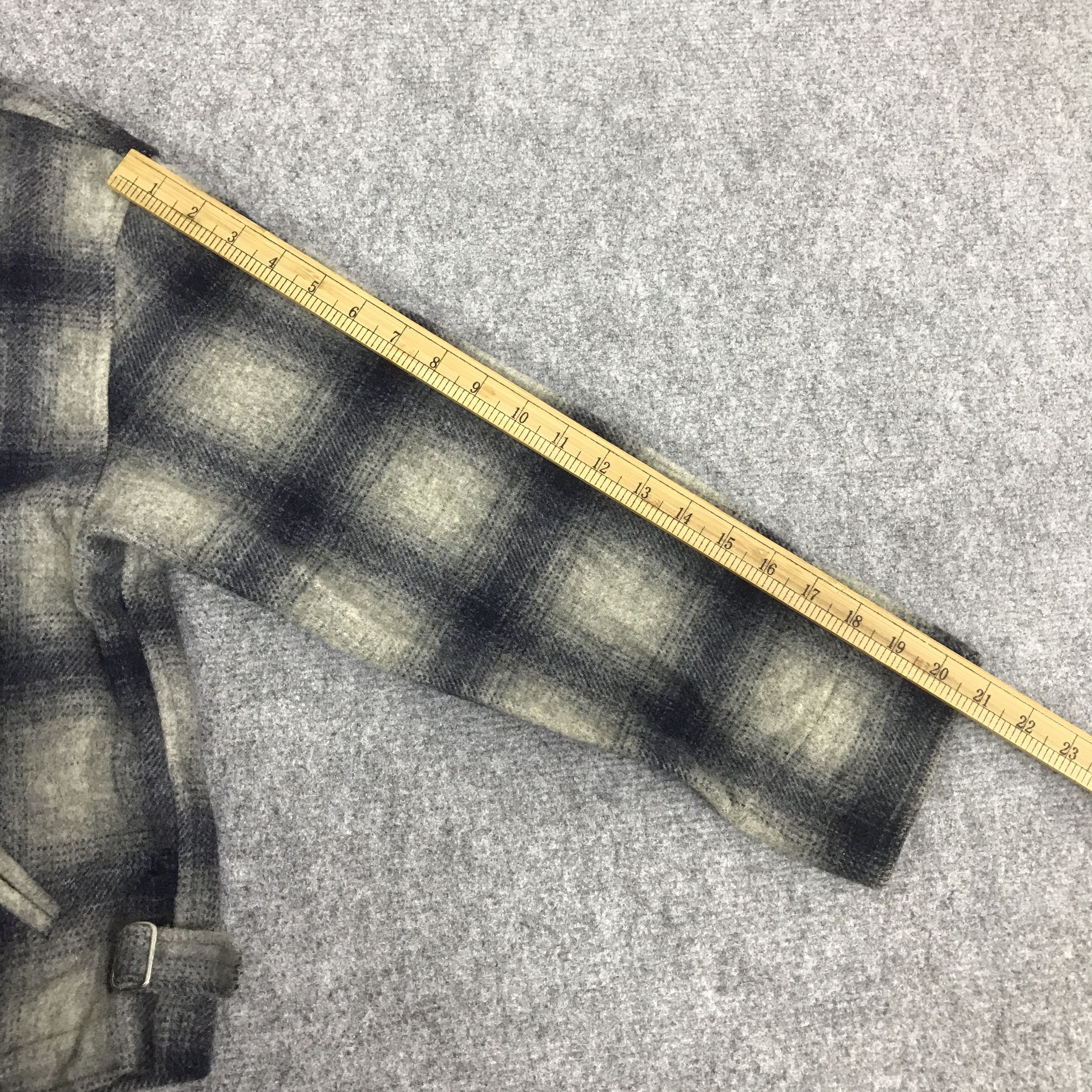 Japanese Brand VINTAGE 90s FLIES JAPAN WOOL TARTAN JACKET K87B2 Size US S / EU 44-46 / 1 - 6 Thumbnail