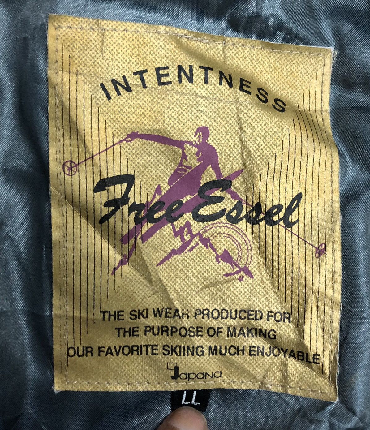 Japanese Brand × Vintage Vintage Free Essel Intentness The Ski Wear Jacket Size US XL / EU 56 / 4 - 15 Thumbnail