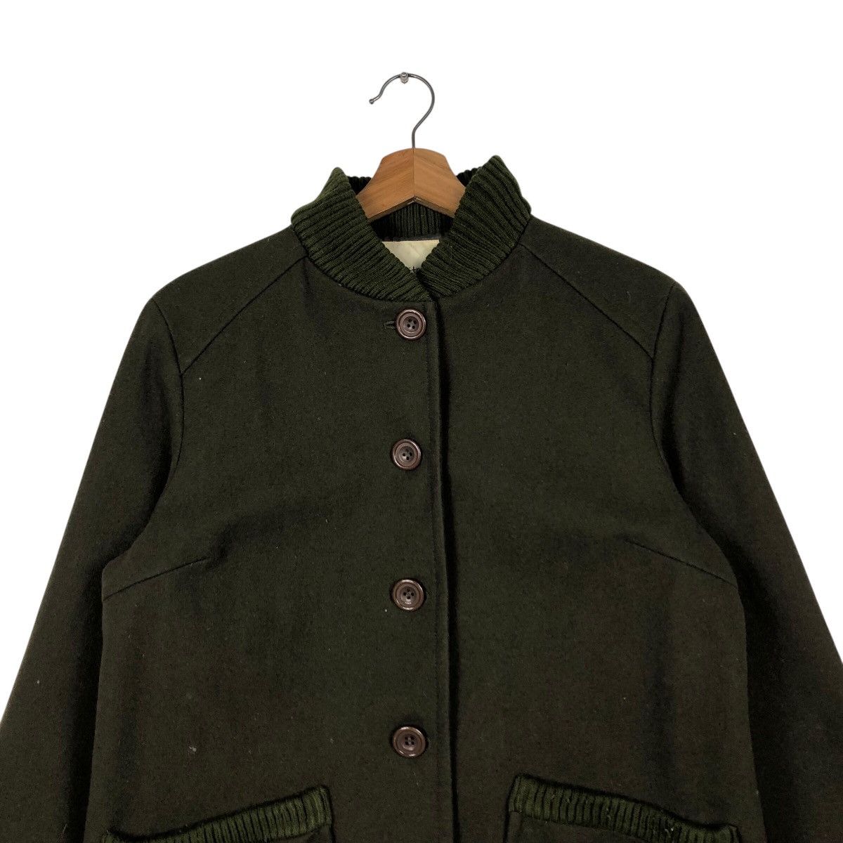 Japanese Brand Vintage Wool Button Jacket Military Sab Street Issey Miyake Size US M / EU 48-50 / 2 - 4 Thumbnail