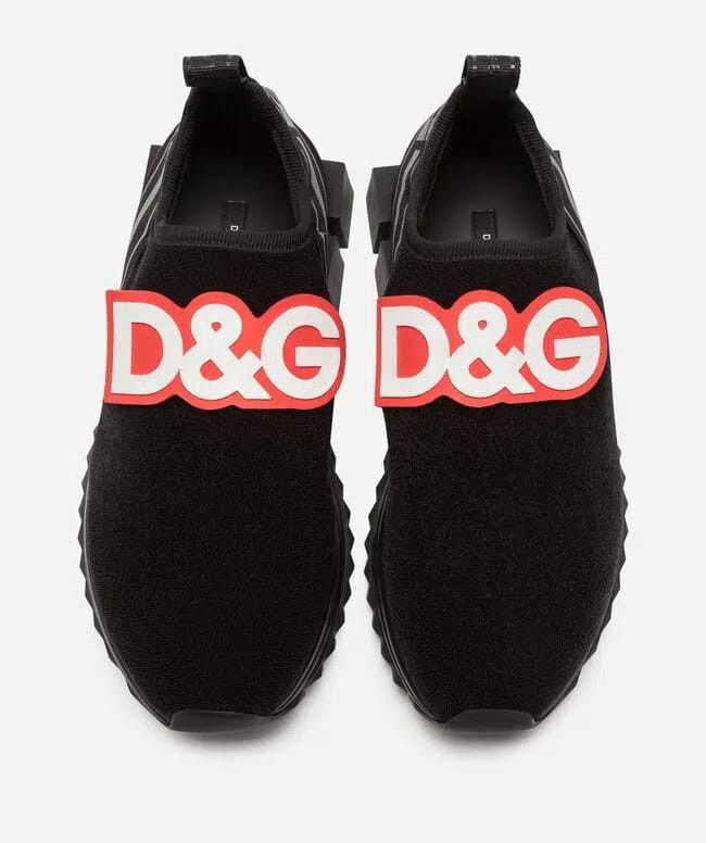 Dolce & Gabbana o1y0925 Logo Low-Top Sneakers in Black Size US 5.5 / IT 35.5 - 2 Thumbnail