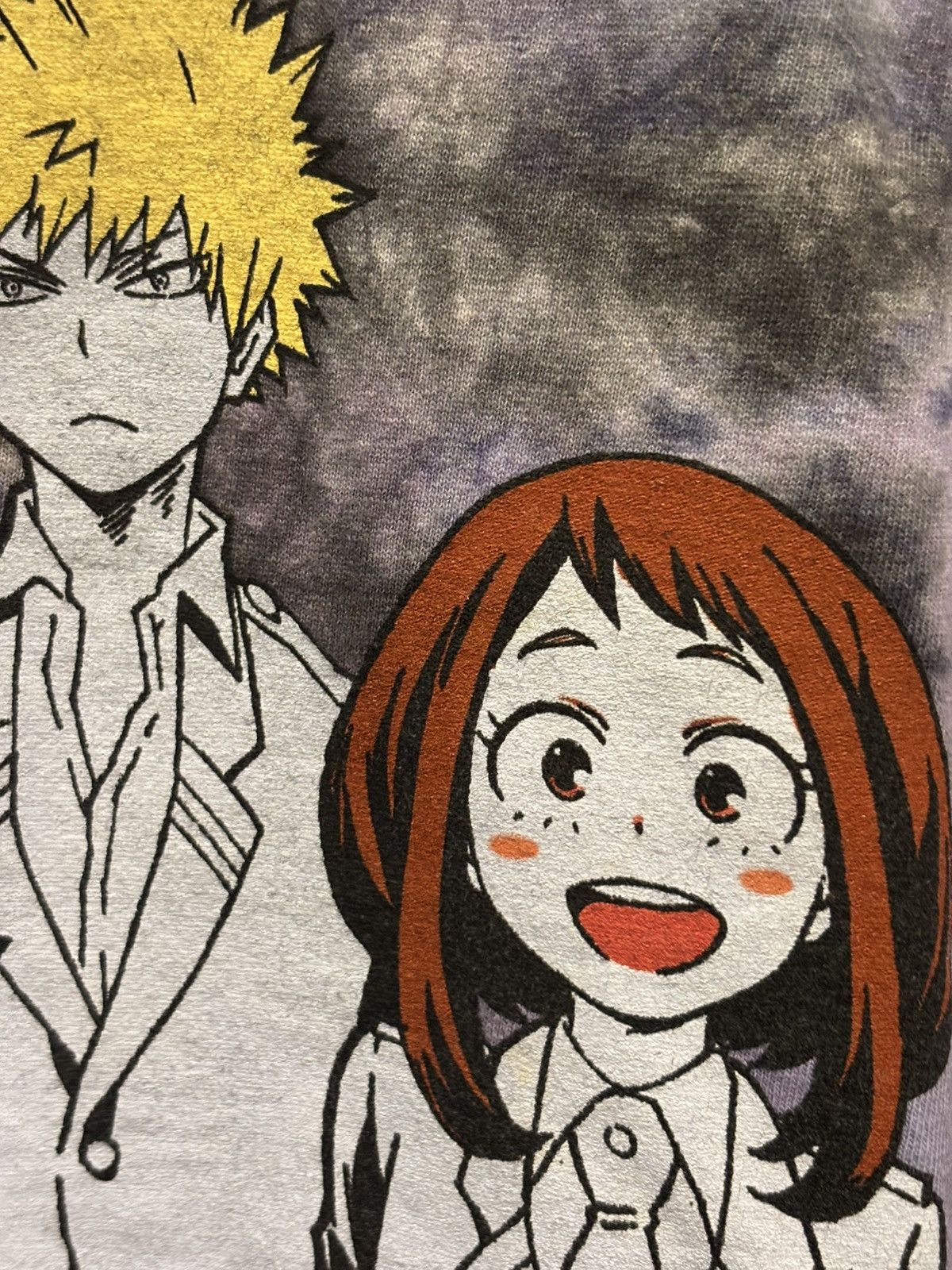Other My Hero Academia Group Blue & Purple Acid Wash Shirt • Sz: M Size US M / EU 48-50 / 2 - 4 Thumbnail