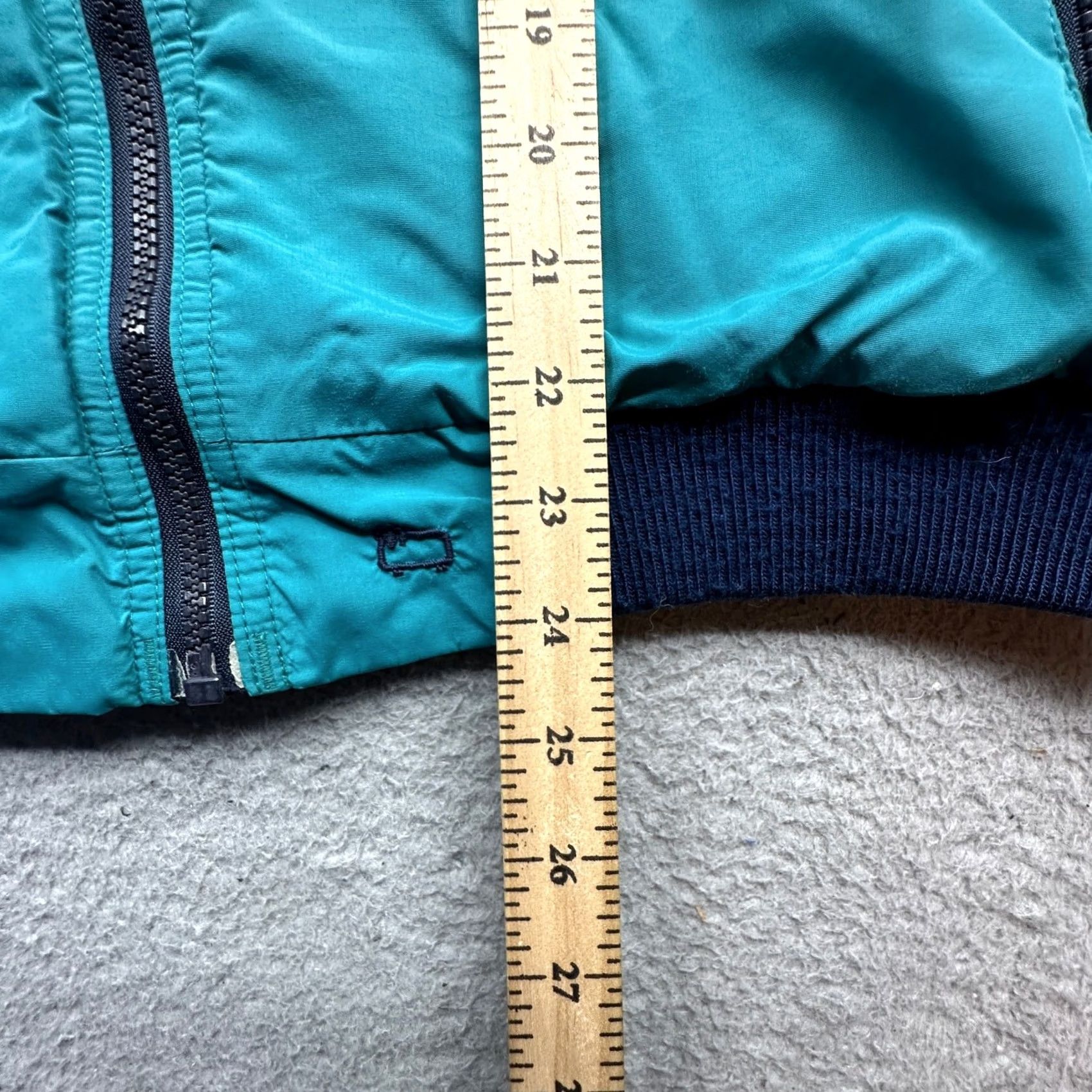 Vintage VINTAGE Woolrich Teton Bomber Jacket Fleece Lined Mens Large Emerald Blue 90s Size US L / EU 52-54 / 3 - 6 Thumbnail