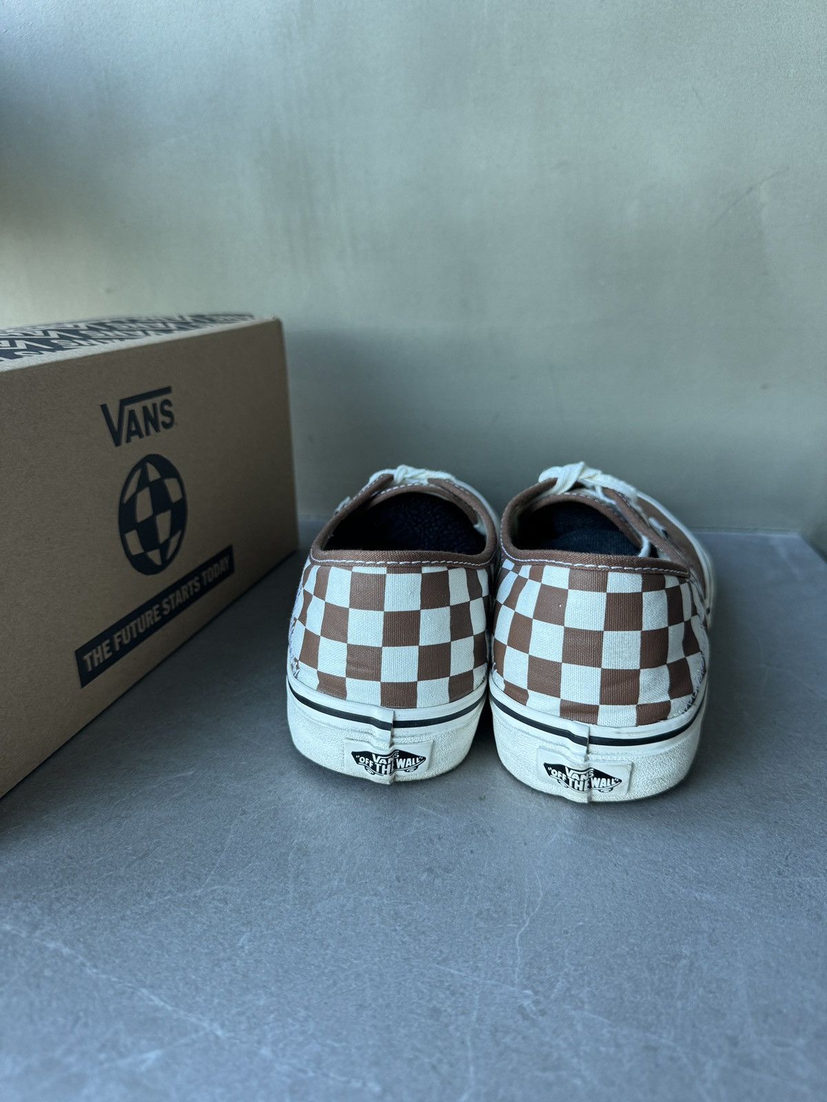 Vans Vans Authentic VR3 SF Brown Suede Checkboard Sneakers Rare Size US 8.5 / EU 41-42 - 6 Thumbnail
