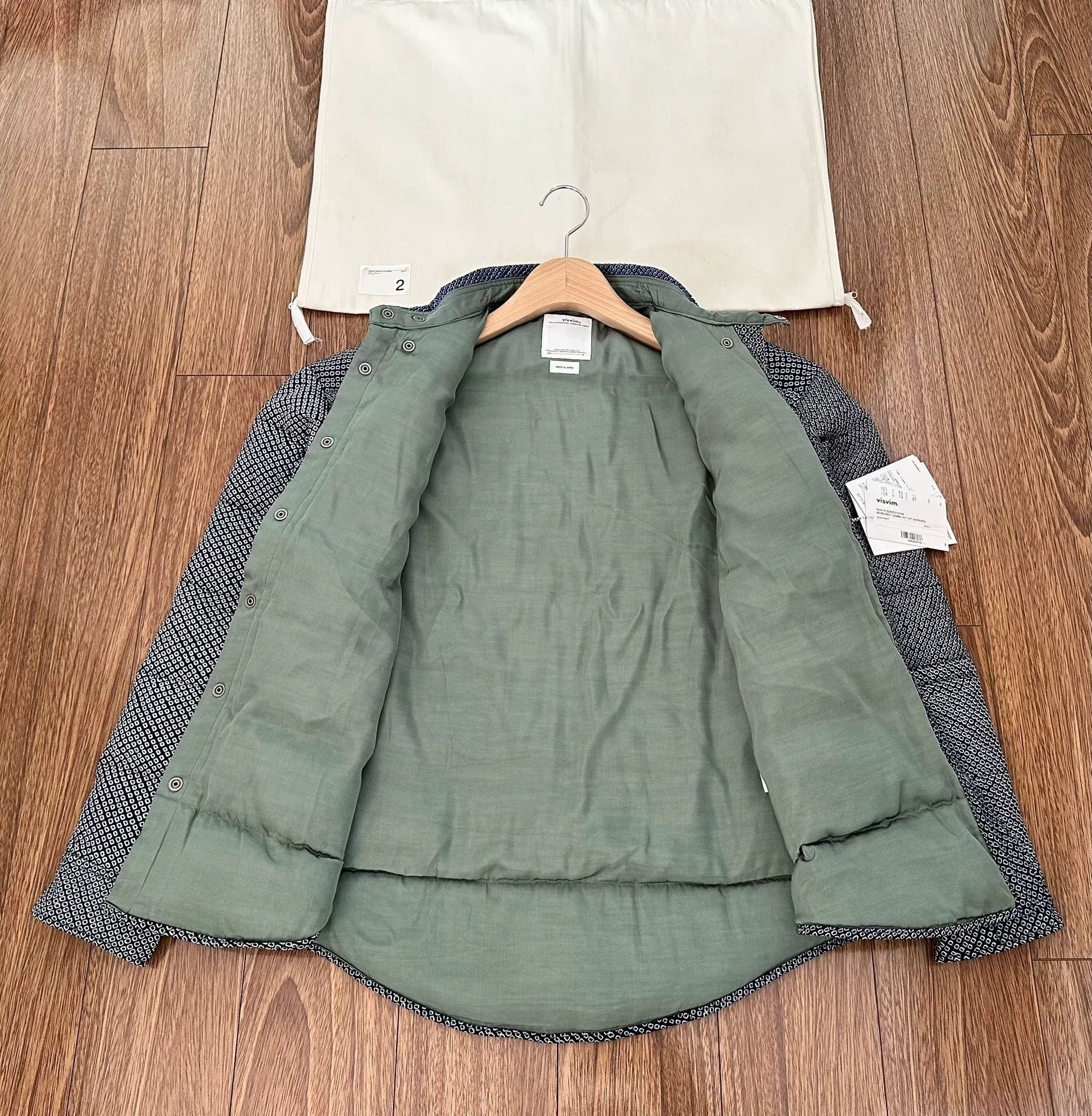 Visvim VISVIM Kerchief Down JKT (VT.Shibori) Size US M / EU 48-50 / 2 - 3 Thumbnail
