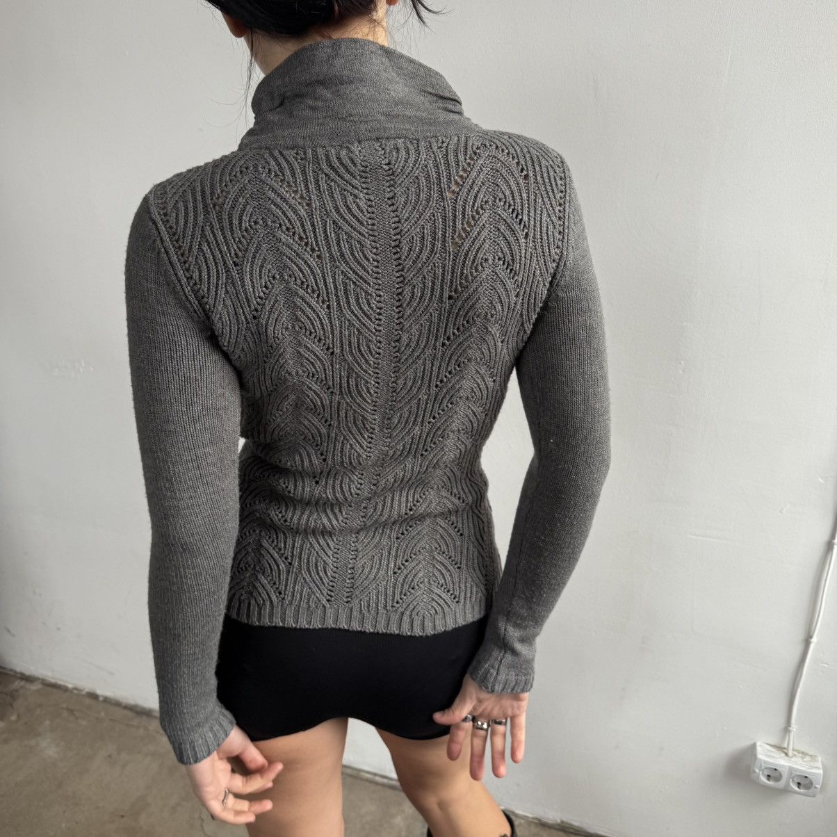 Morgan De Toi Morgan De Toi Grey Sweater Size S / US 4 / IT 40 - 3 Thumbnail