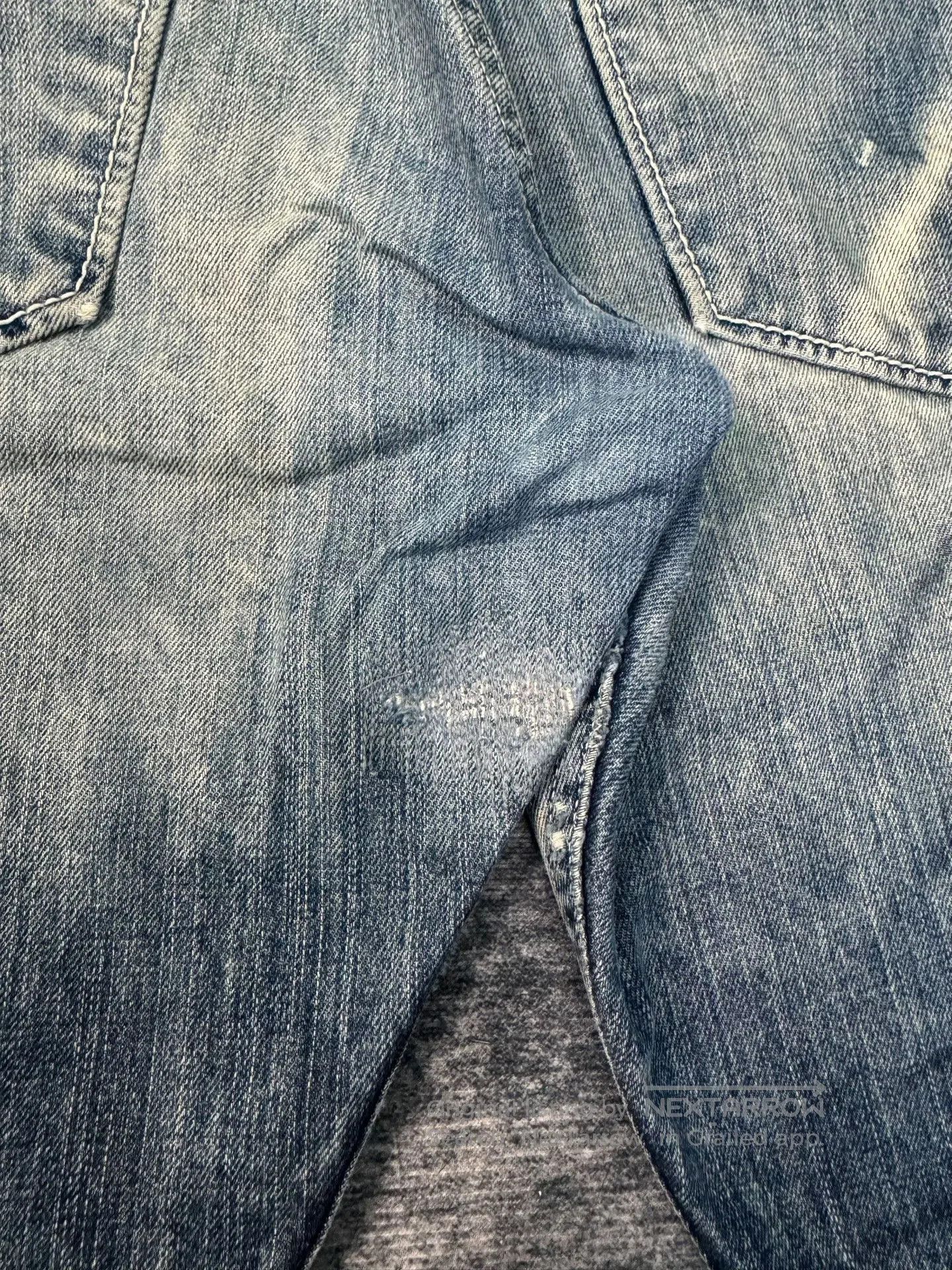 Vintage Vintage Blue Japanese Washed Jeans. Size US 34 / EU 50 - 7 Thumbnail