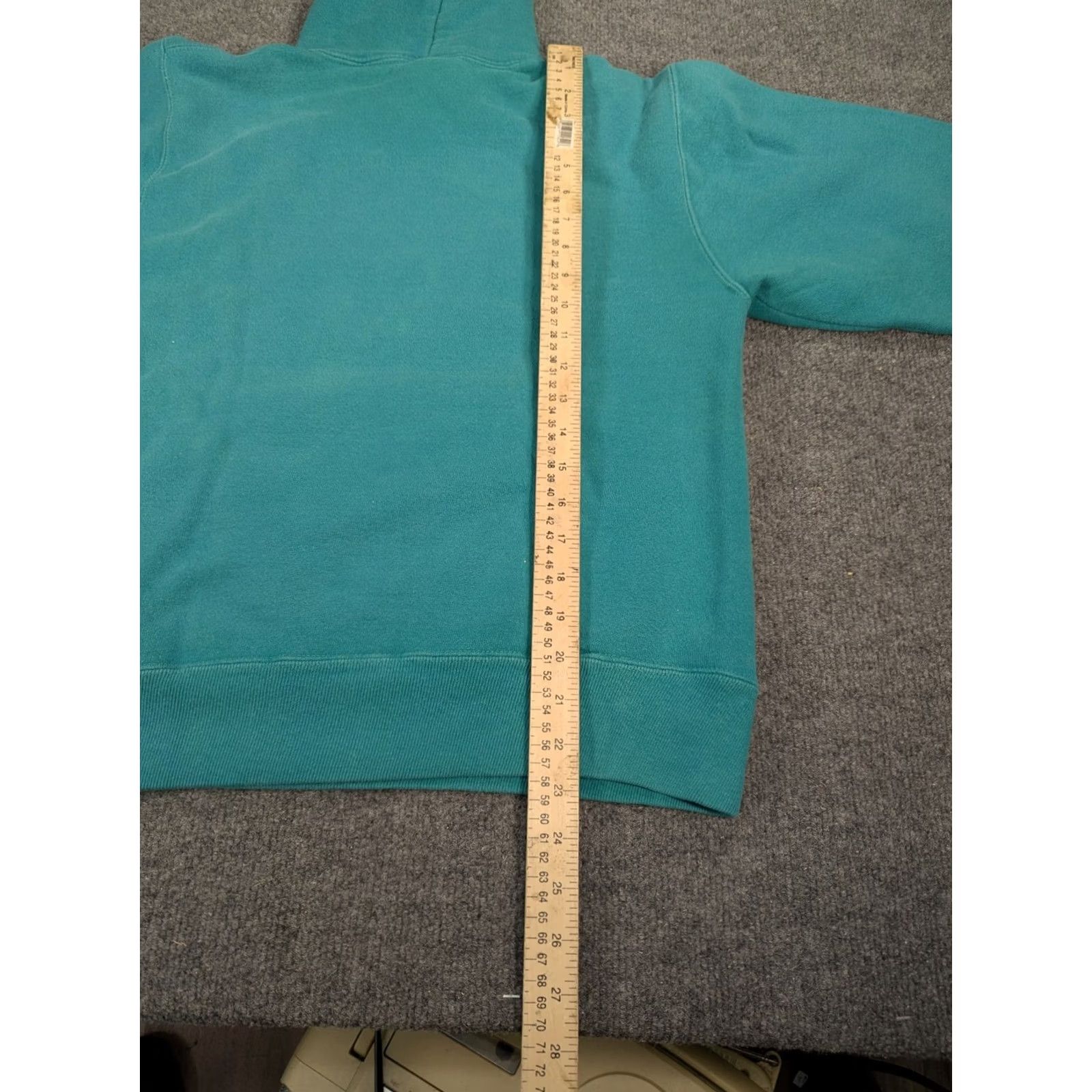 Champion VINTAGE Champion Reverse Weave Hoodie Pullover Heavyweight Hooded Mens M Green/Blue 90s USA Made Size US M / EU 48-50 / 2 - 5 Thumbnail