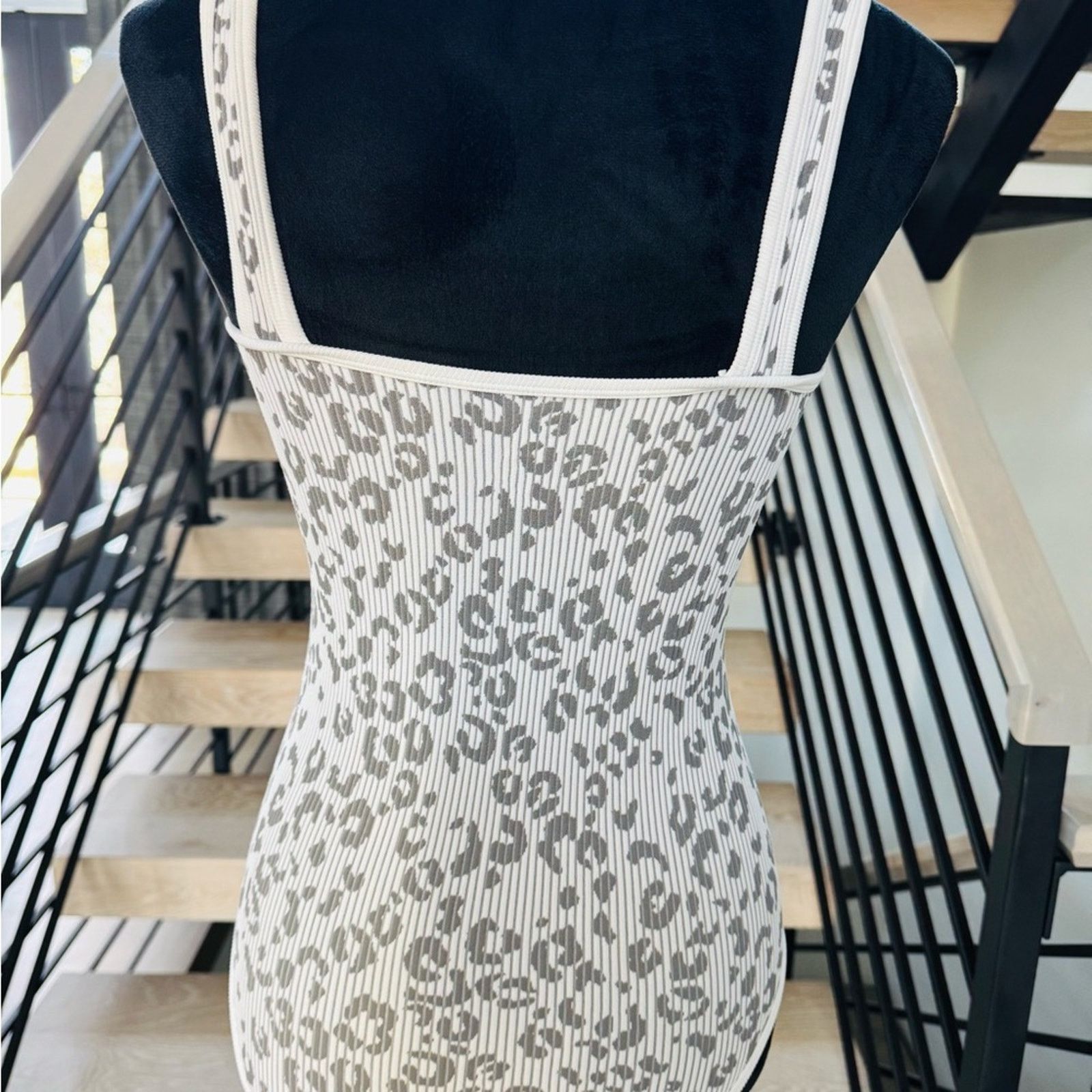 Other New Ribbed Leopard Print Women's bodysuit size S Size S / US 4 / IT 40 - 3 Thumbnail