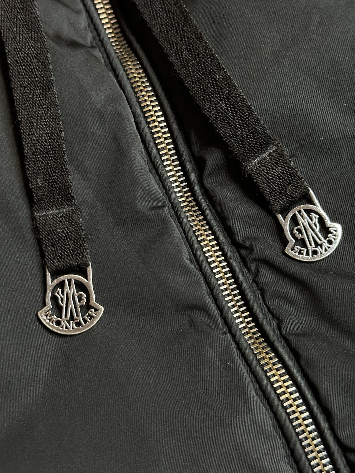 Moncler Moncler Black Jacket Luxury Size L / US 10 / IT 46 - 4 Thumbnail