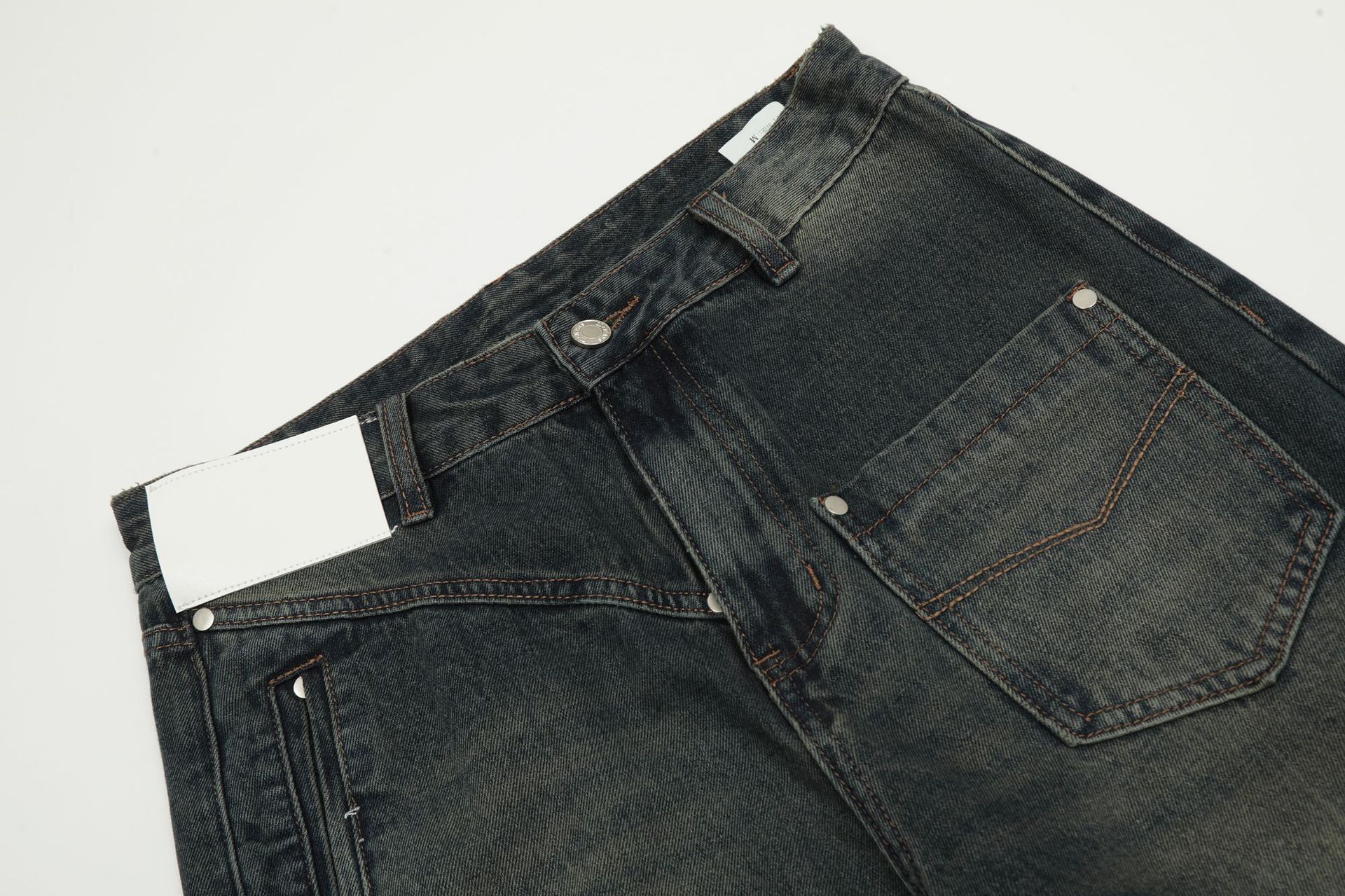 Japanese Brand × Jean High street trend loose straight distressed cargo jeans Size US 32 / EU 48 - 4 Thumbnail