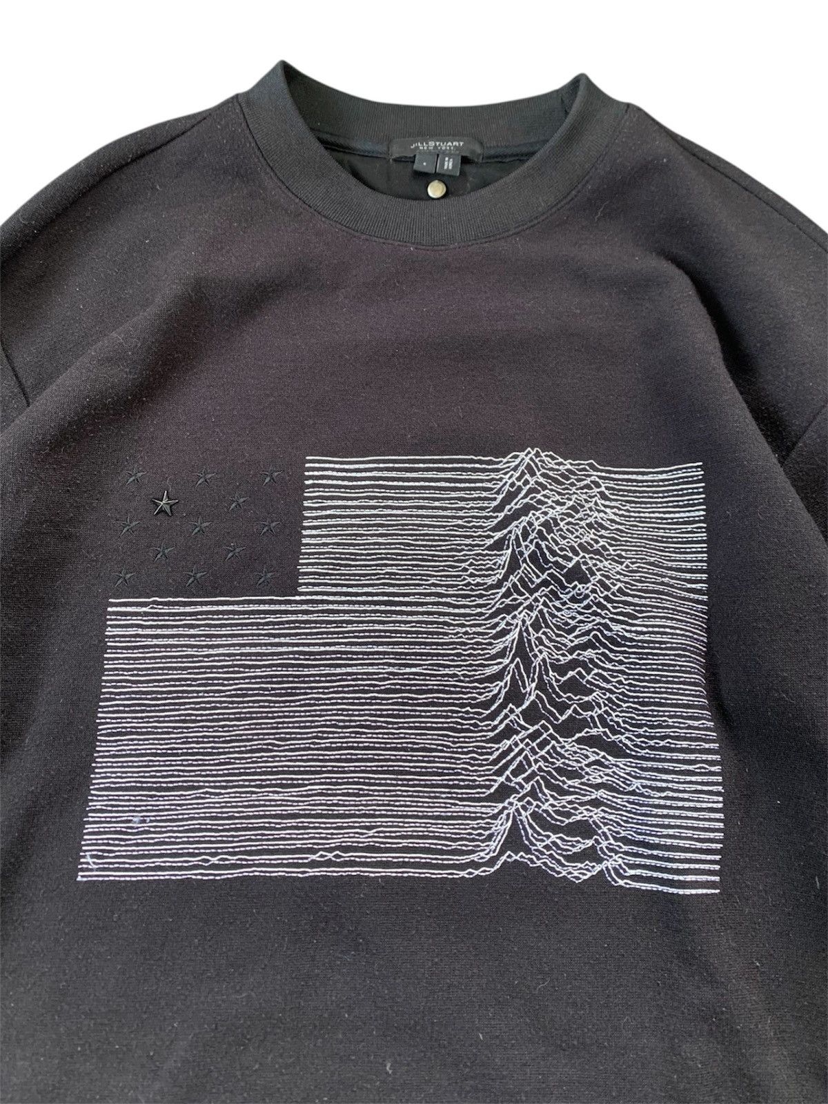 Jill stuart joy division sweatshirt side zipper