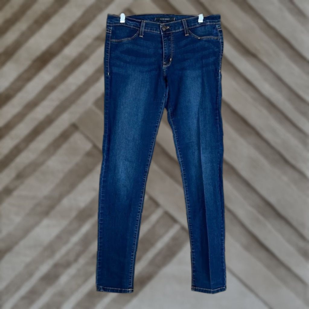 Vintage Flying Monkey Womens Jeans Blue Denim Dark Wash Mid Rise Style JL59 Stretch 30 Jeans Womens Size 30 Dark Wash Stretch Modern Casual Modern Fit 200 Size 30" / US 8 / IT 44 - 1 Thumbnail