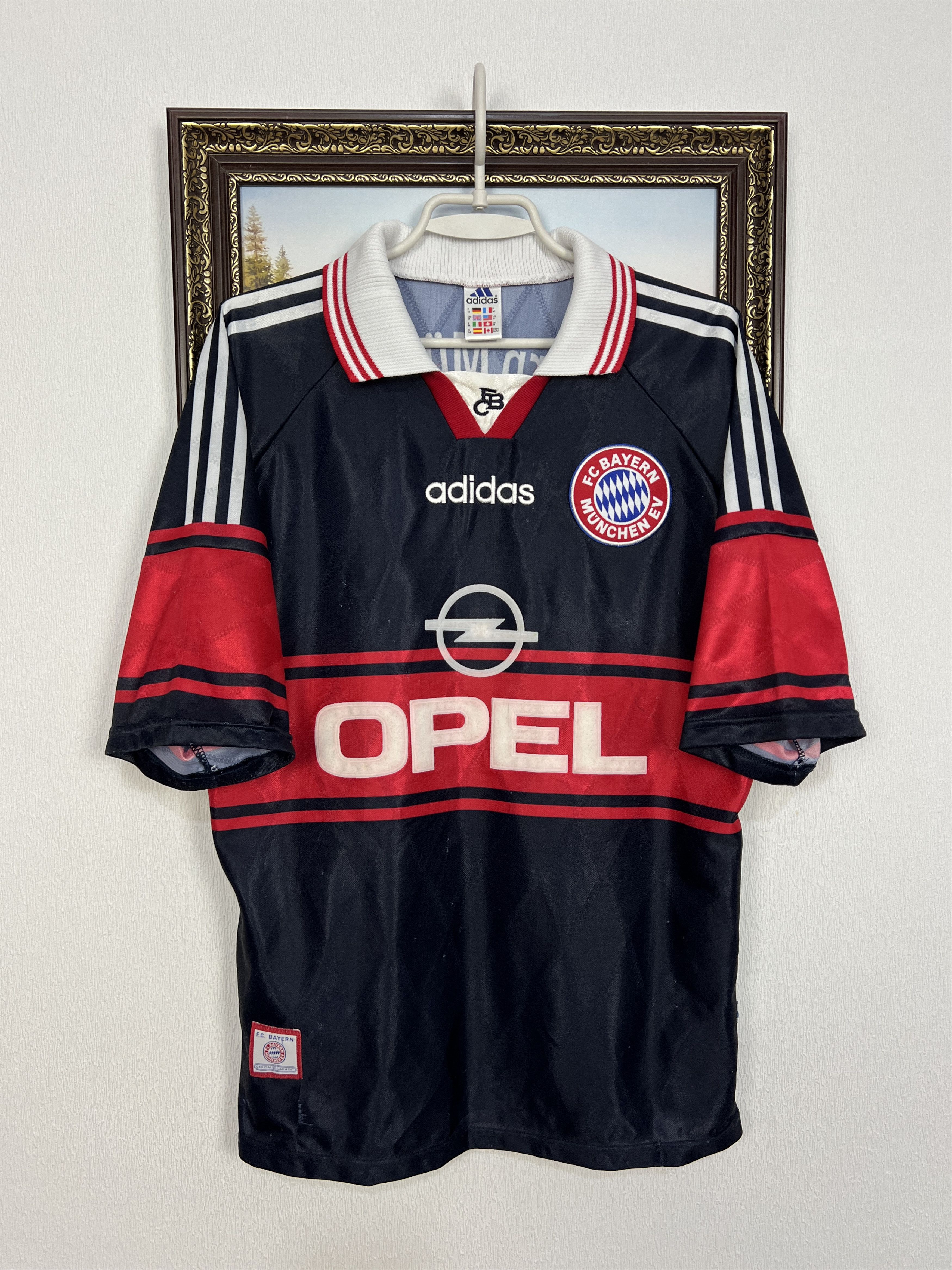 Adidas Bayern Munich Home football shirt 1997 Soccer Jersey Trikot Size US M / EU 48-50 / 2 - 1 Thumbnail