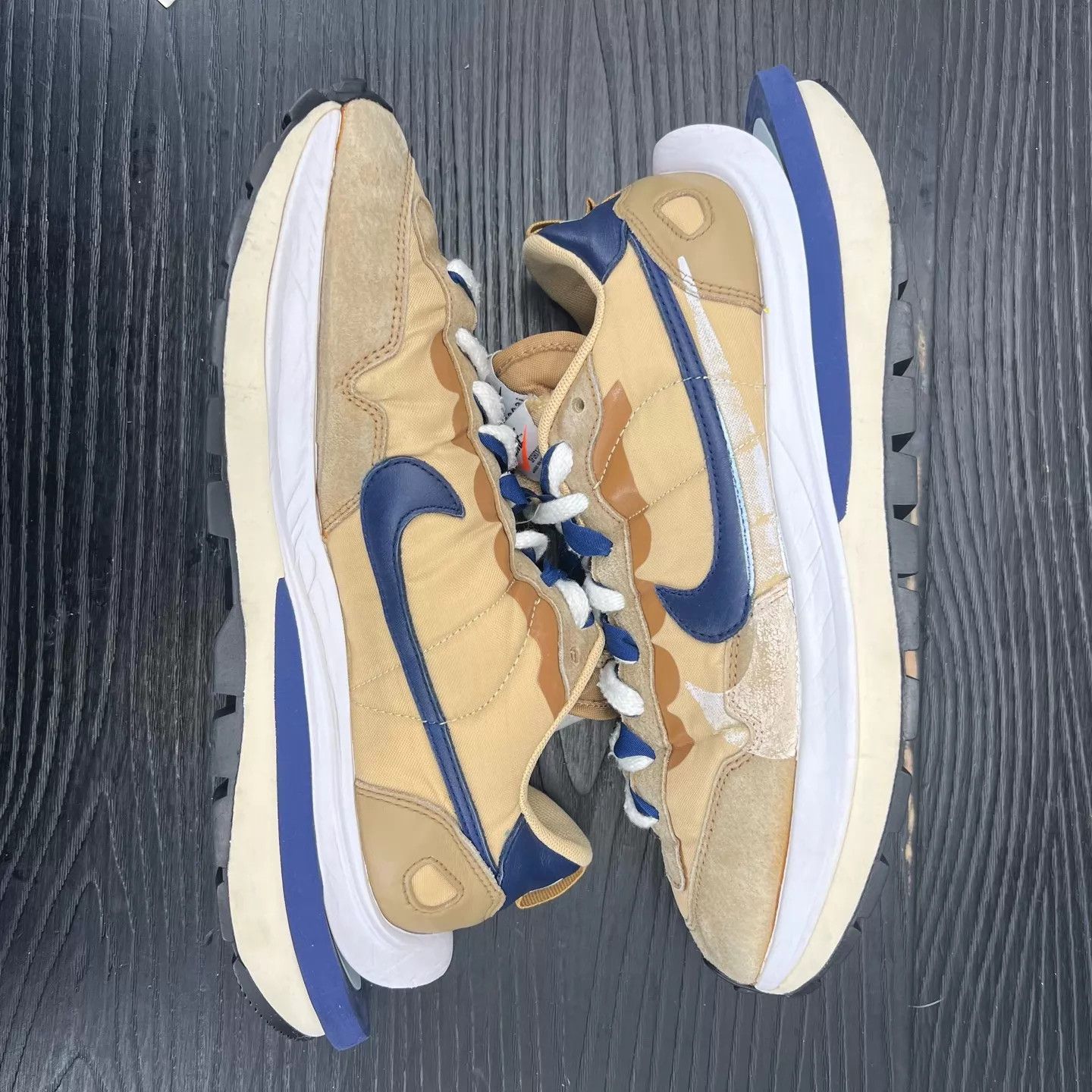 Nike sacai vaporwaffle sesame 42.5 good cond boxed Size US 9.5 / EU 42-43 - 2 Thumbnail