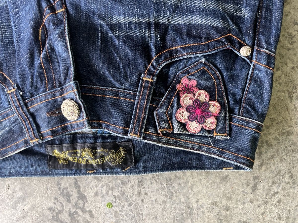 Japanese Brand × Vintage Flare Red Pepper Denim Size US 30 / EU 46 - 15 Thumbnail