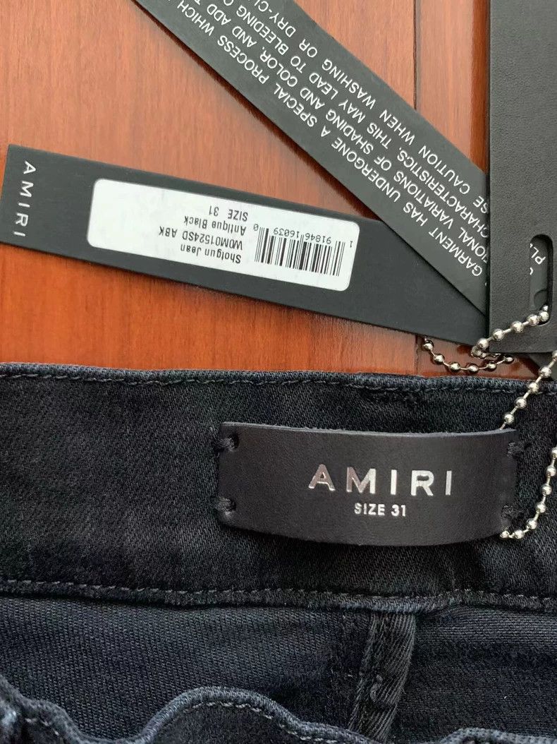 Amiri Amiri distressed vintage black jeans Size US 31 - 2 Thumbnail