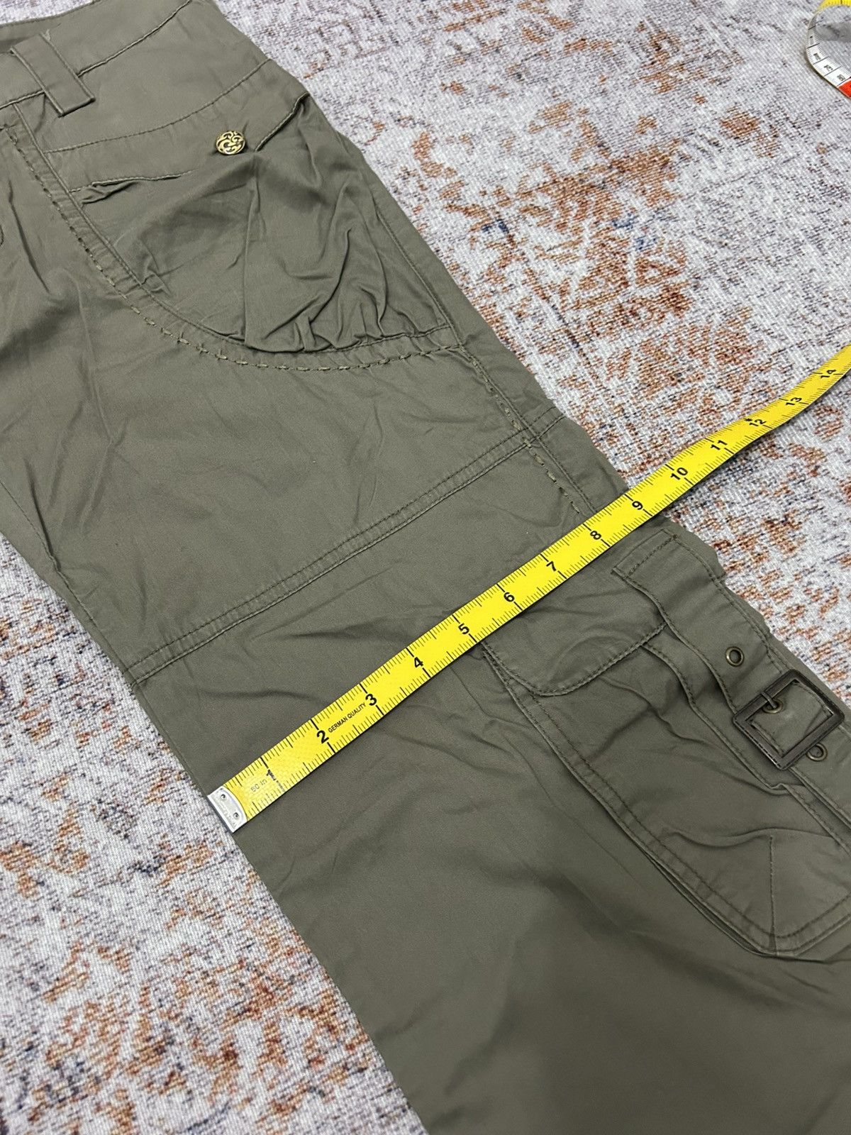 Le Grande Bleu (L.G.B.) Japanese Army Cargo Flare Pants Goa style Size US 28 / EU 44 - 17 Thumbnail