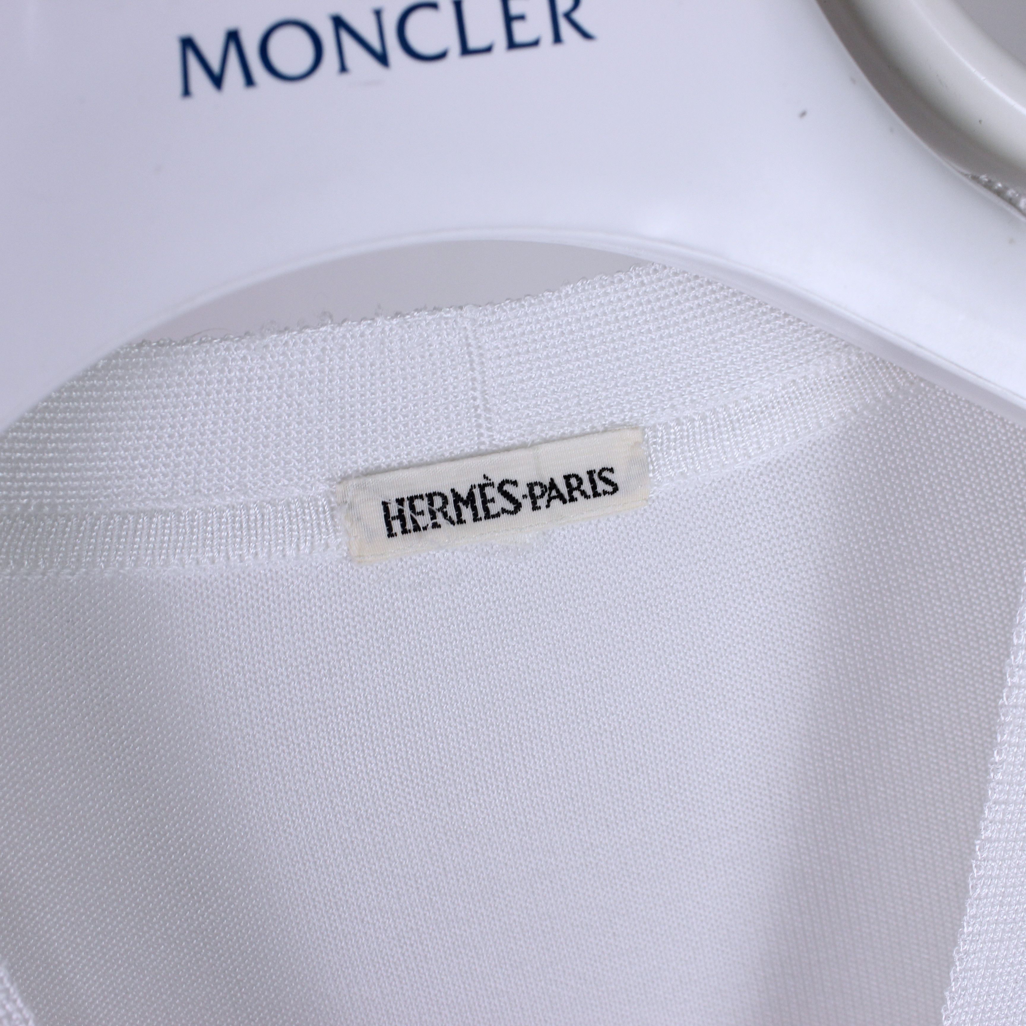 Hermes Hermes Vintage Hermes 100% silk jumper sweater size M-L Size M / US 6-8 / IT 42-44 - 5 Thumbnail