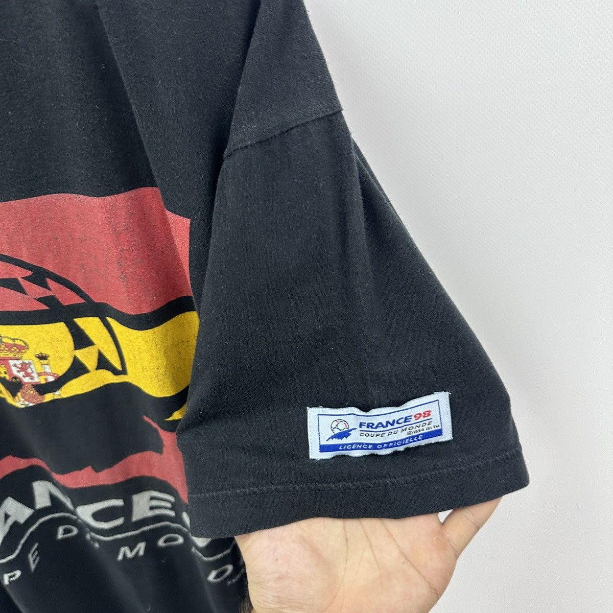 Vintage Vintage 90s France Coupe De monde 98 Adidas 1994 tee y2k Size US M / EU 48-50 / 2 - 10 Thumbnail