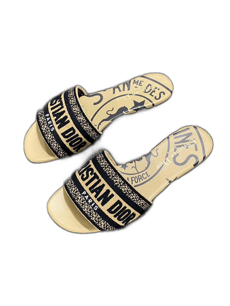 Dior Classic Logo Slide Sandals by Dior-2505 Size US 4.5 / IT 34.5 - 1 Thumbnail