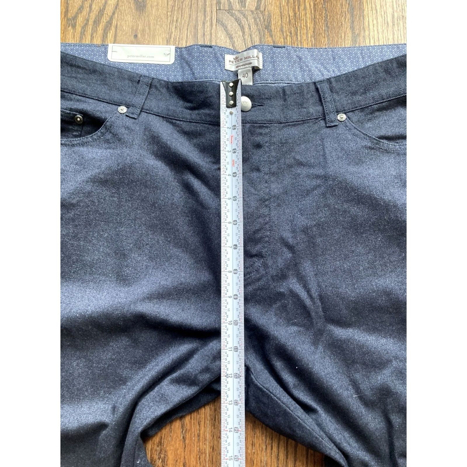 Peter Millar Peter Millar Pants Mens Size 40 Navy Blue Flannel Mountainside 5 Pocket NWT Size US 40 / EU 56 - 4 Thumbnail