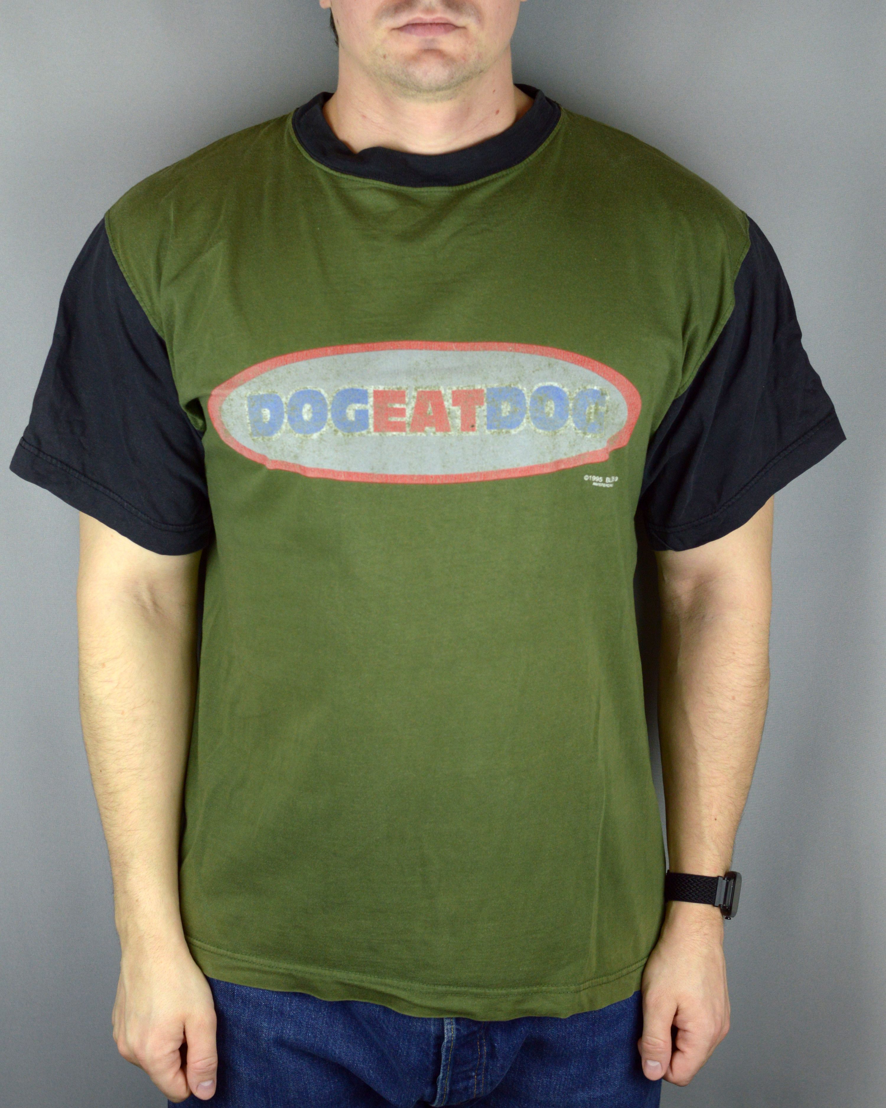 Vintage Vintage Dog Eat Dog 1995 t shirt Size US XL / EU 56 / 4 - 1 Thumbnail