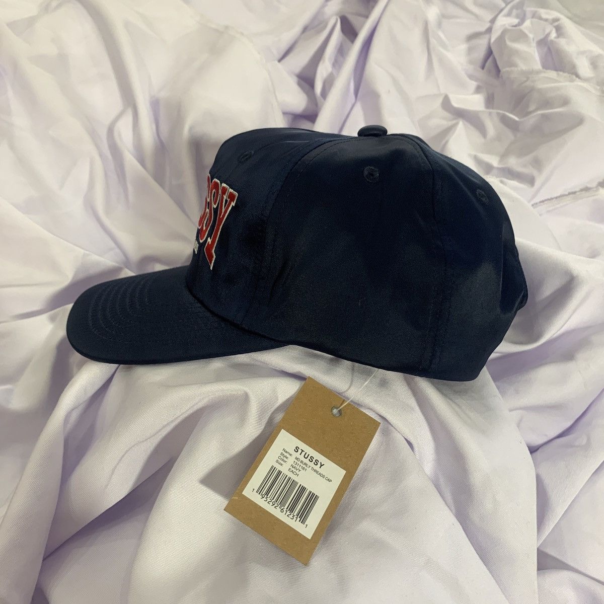 Stussy Stussy Burly Threads Cap Navy Size ONE SIZE - 2 Thumbnail