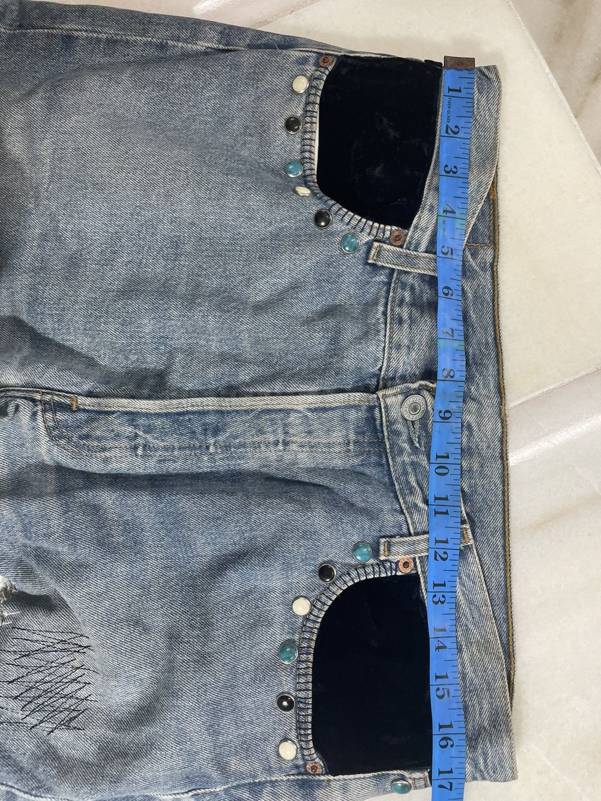 Levi's Levis Vintage 501 Reconstructed Distressed Design Size US 34 / EU 50 - 9 Thumbnail