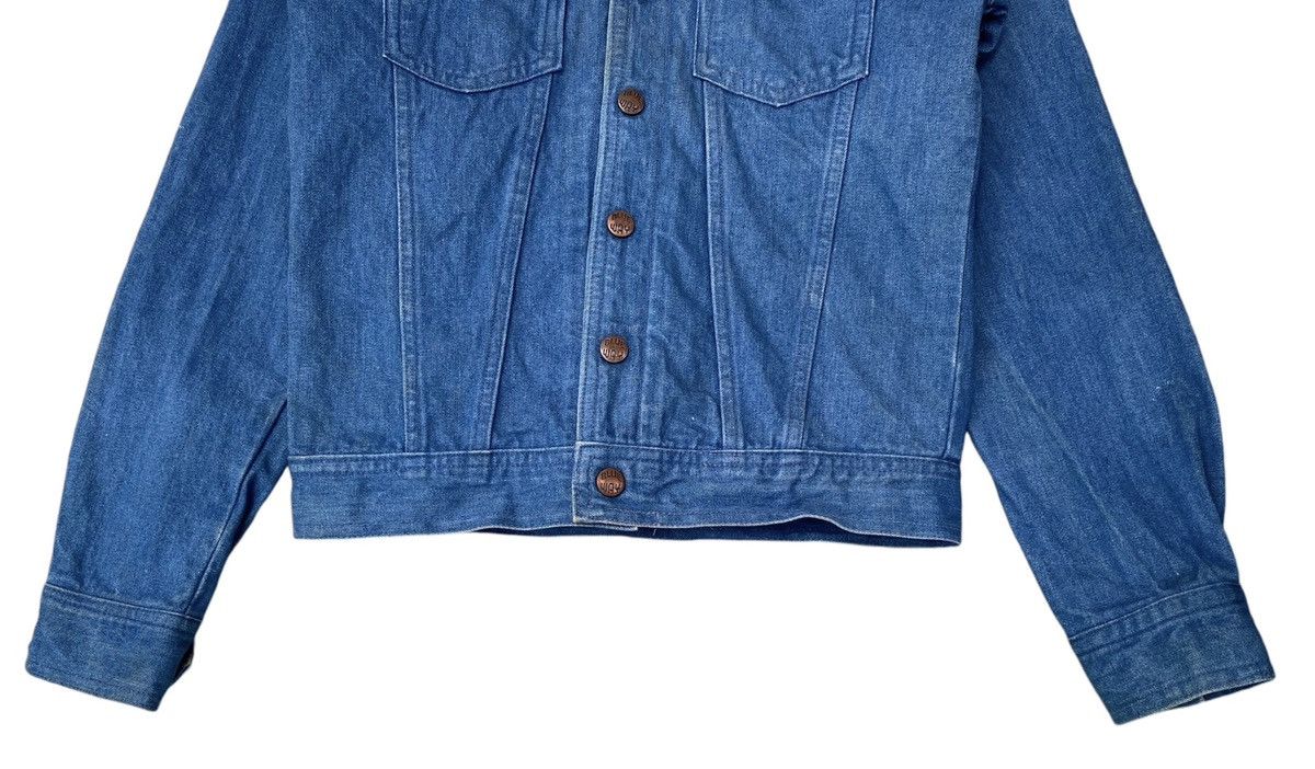 Vintage Vintage BLUE WAY Boys Denim Jacket Button Size US XXS / EU 40 - 4 Thumbnail