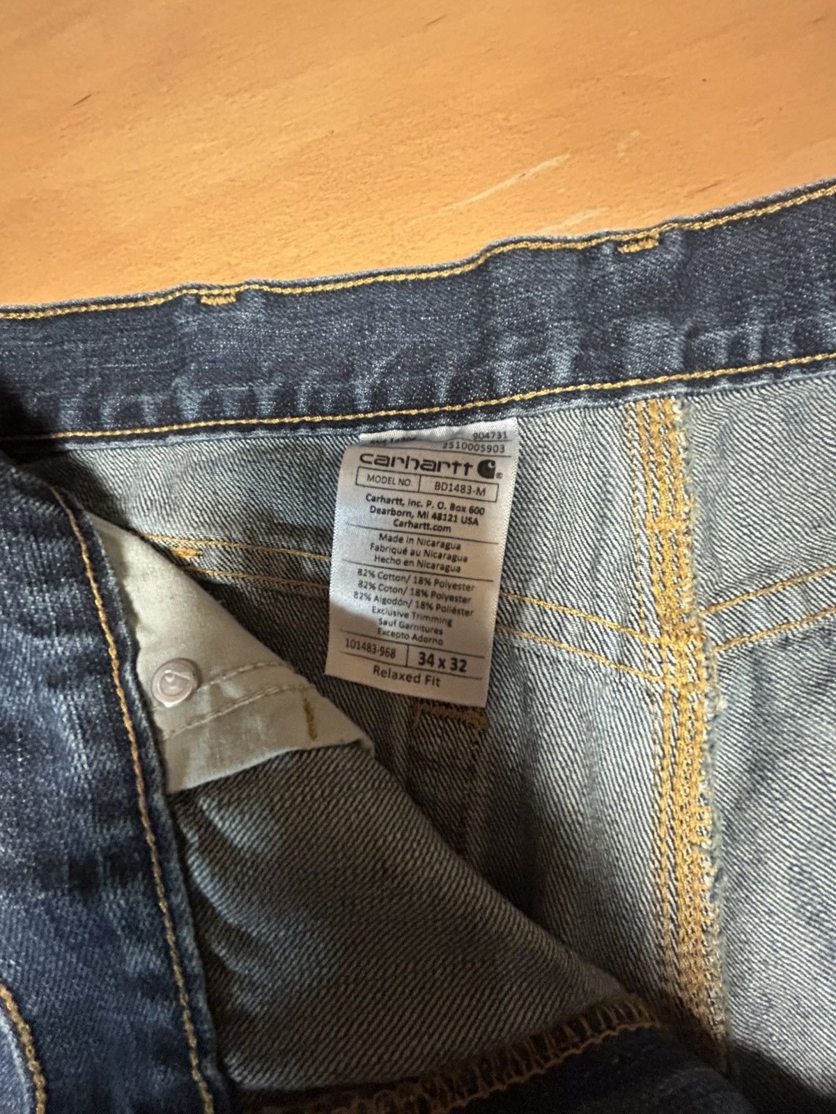Carhartt Carhartt Jeans 34x32 Size US 34 / EU 50 - 3 Thumbnail